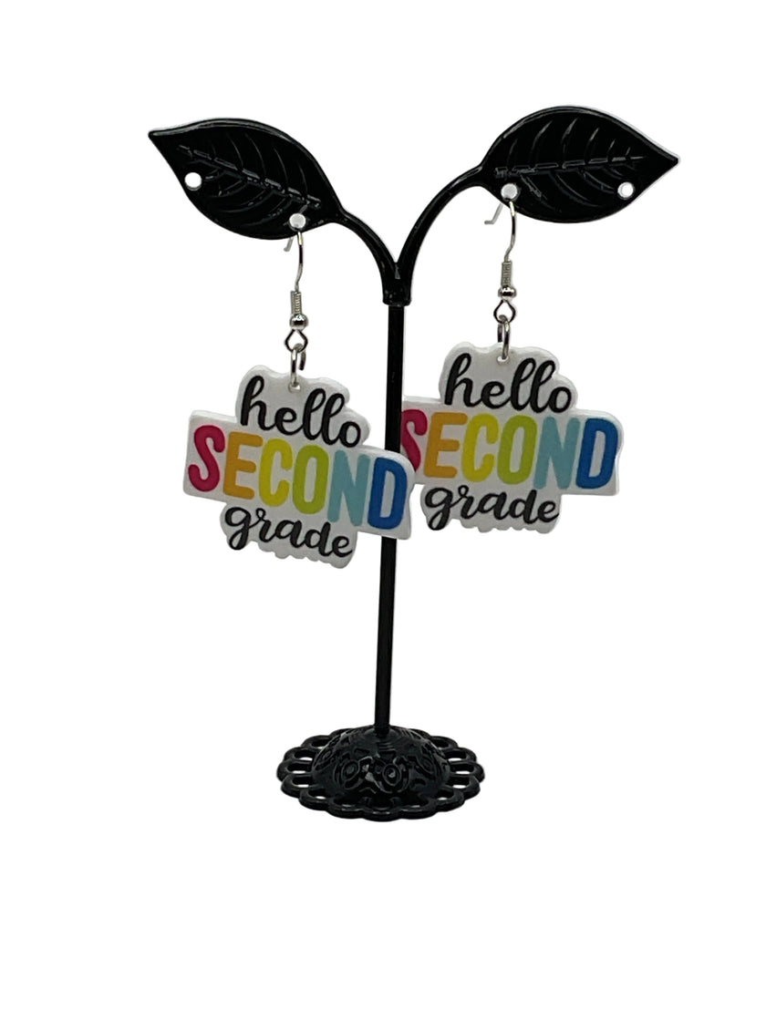 Hello,Grade school Earrings