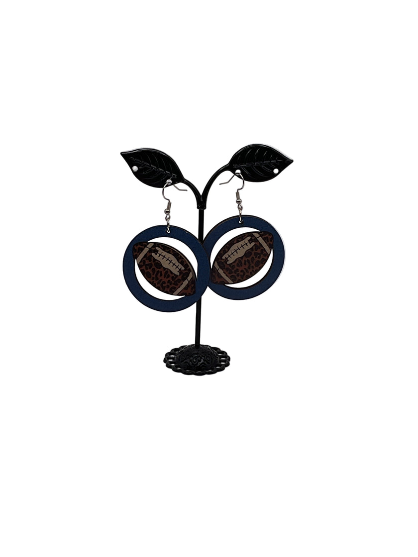 Football earrings 2