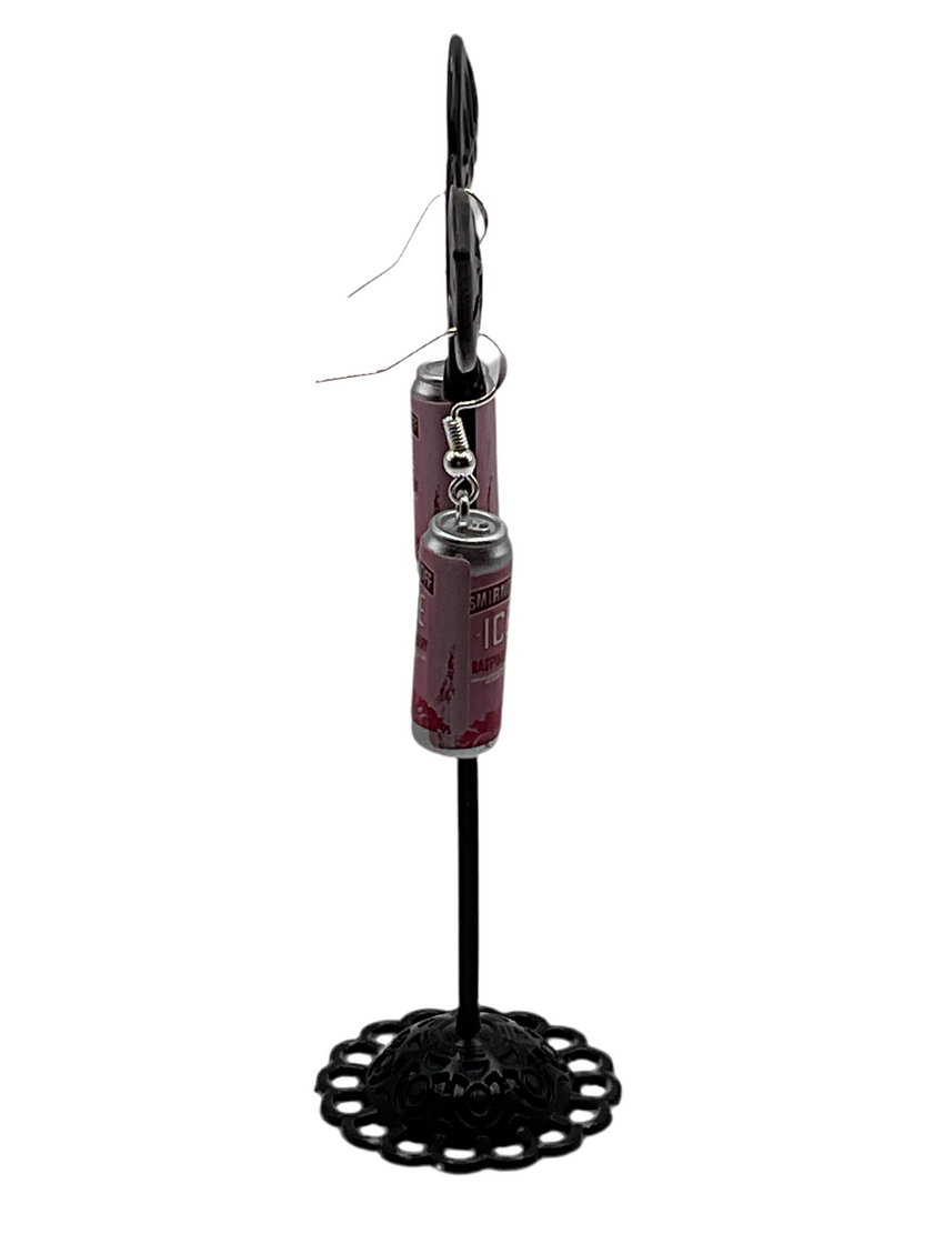 Smirnoff raspberry ice earrings