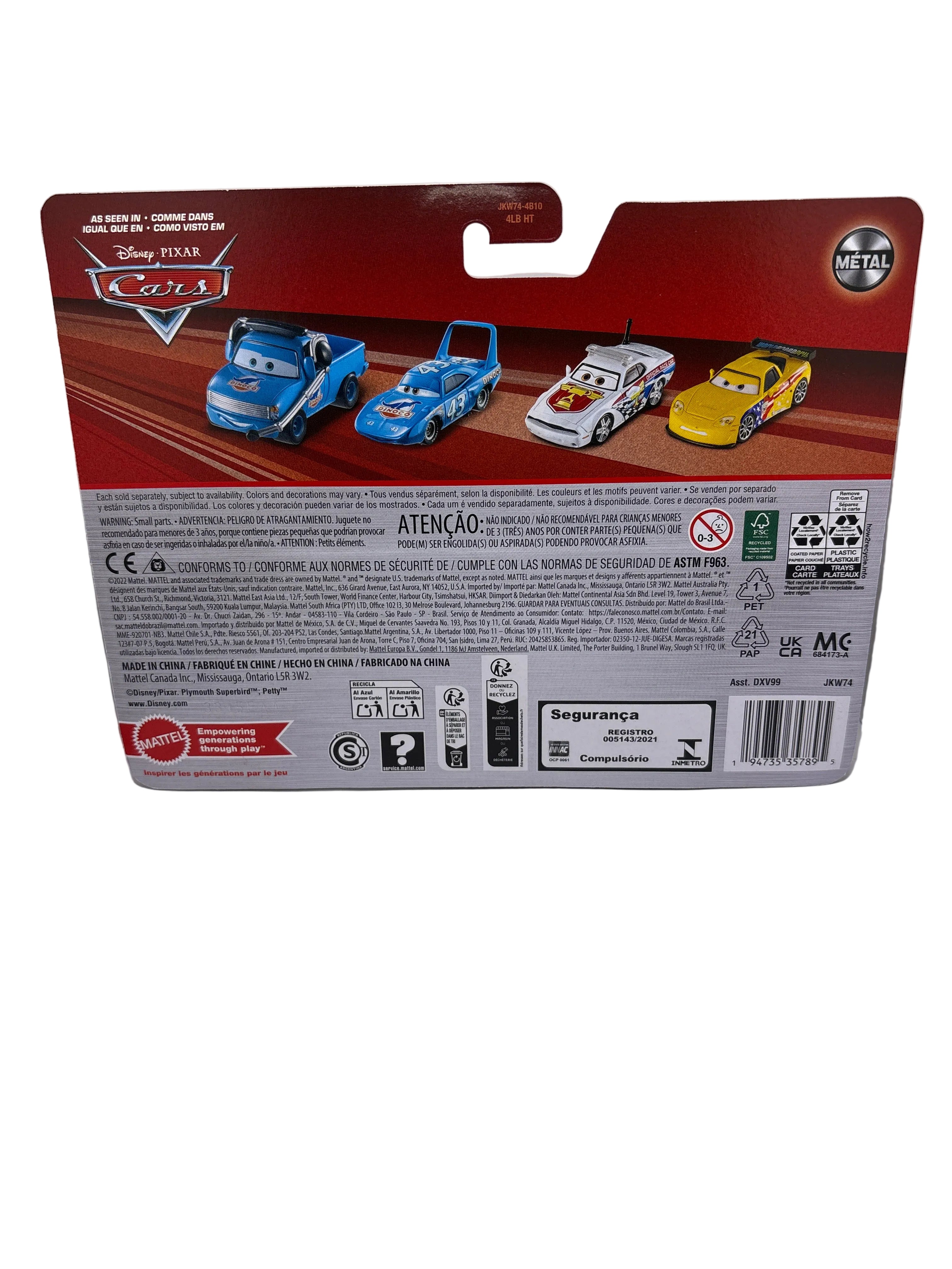 Disney Pixar Cars Red Guido Diecast multi color
