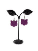Cat tag earrings