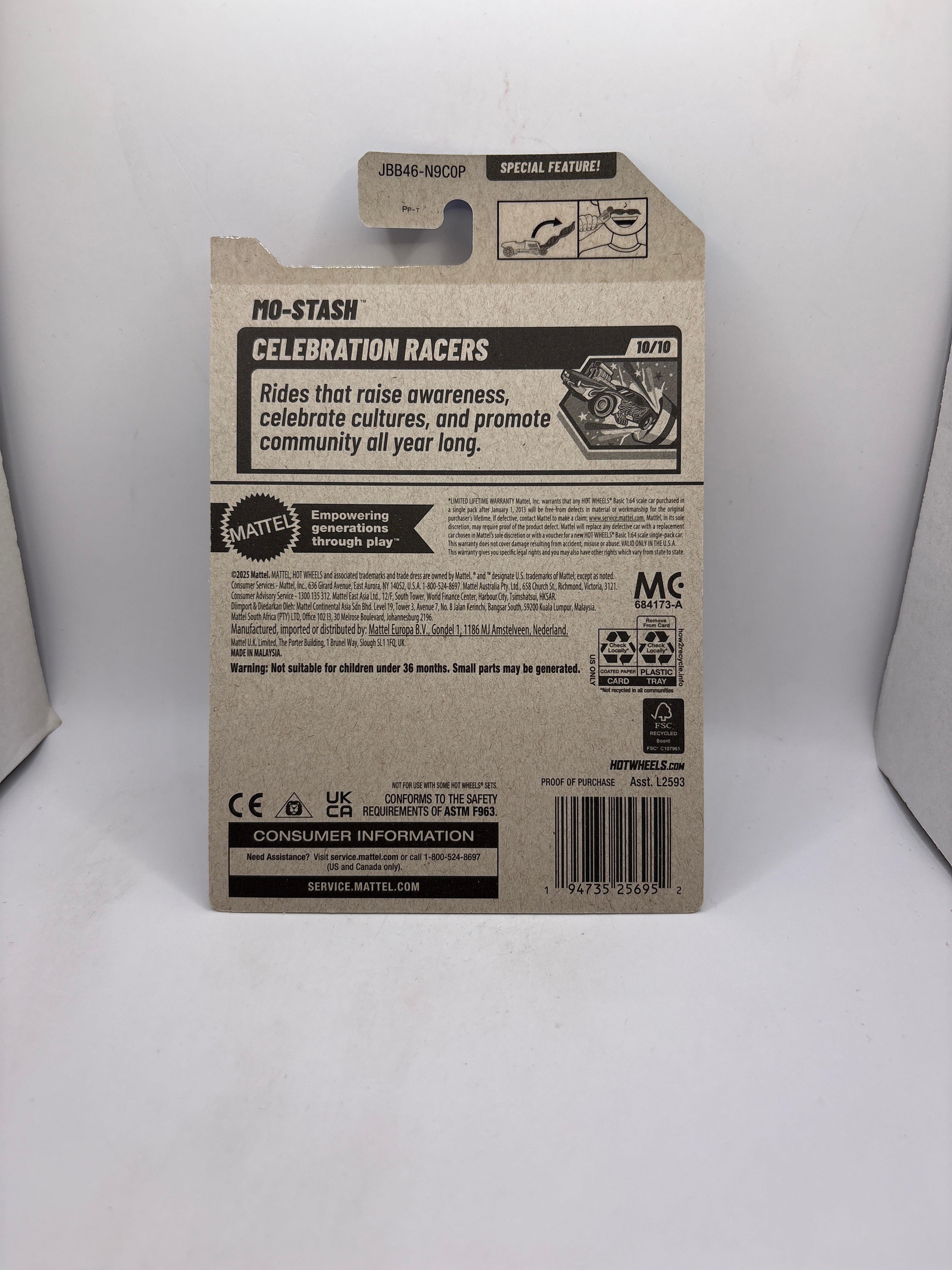 Hot Wheels Mo-Stash Diecast yellow