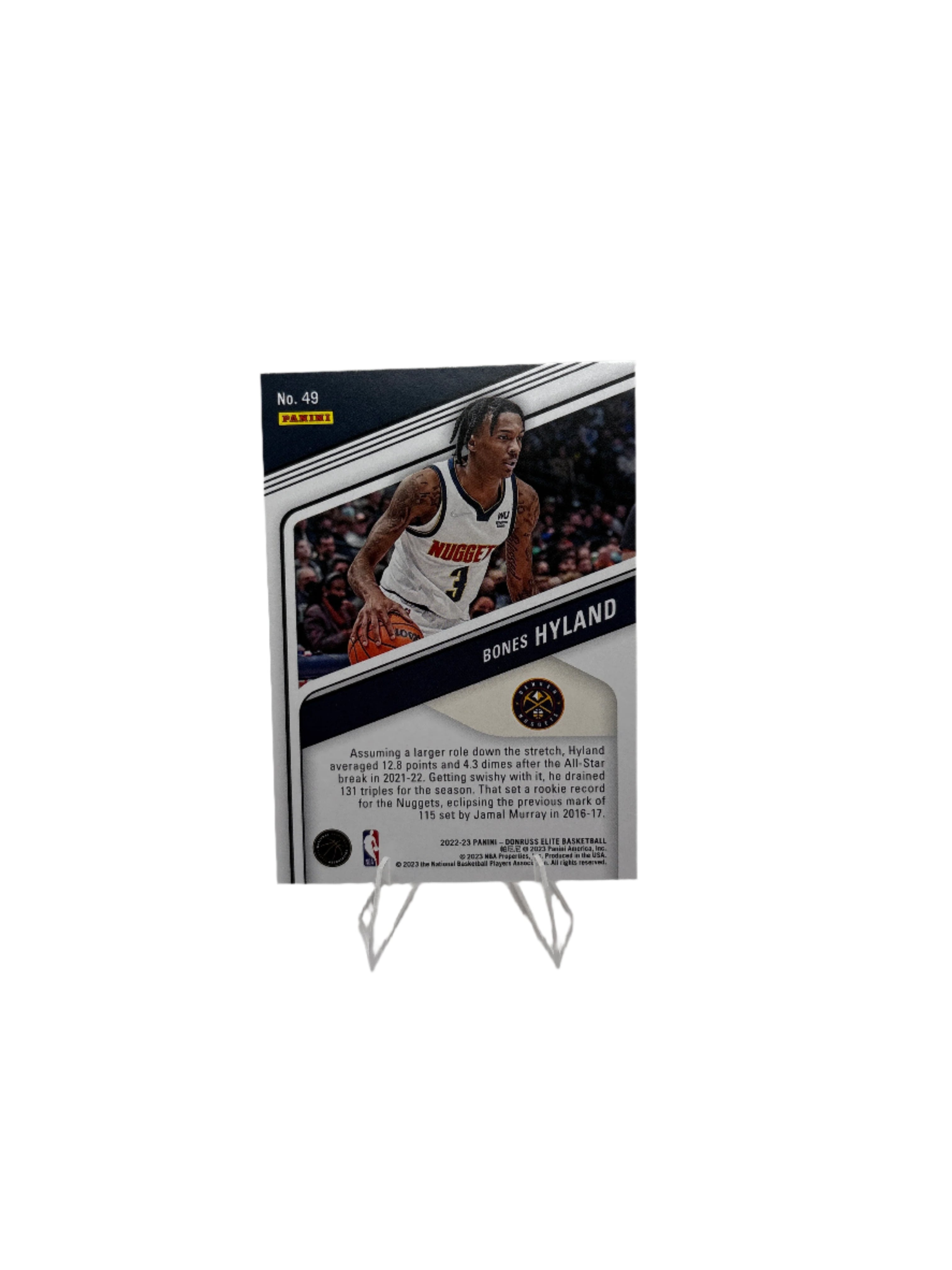 Donruss Elite Bones Hyland