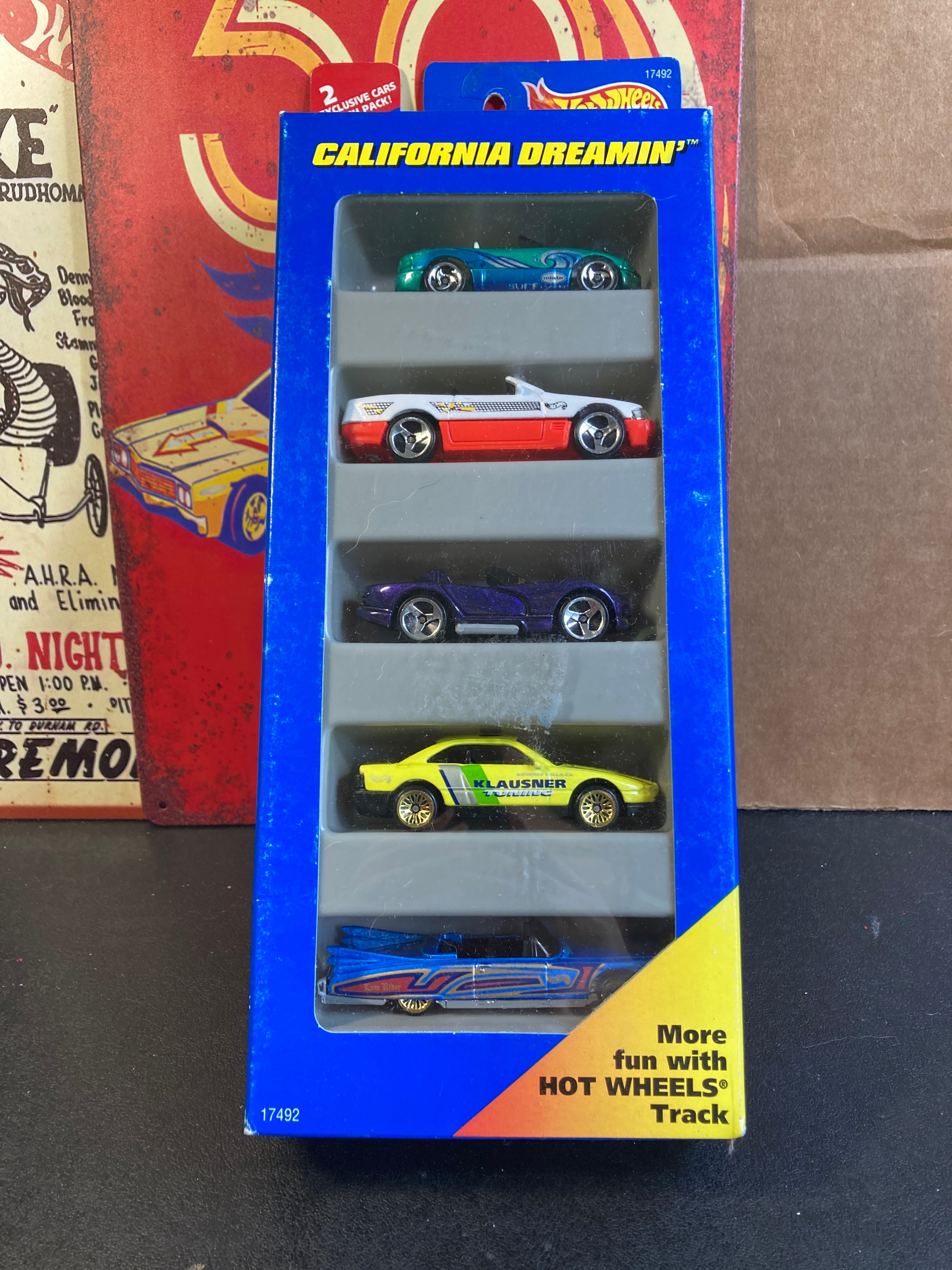 Hot Wheels California Dreamin 5 Pack Diecast