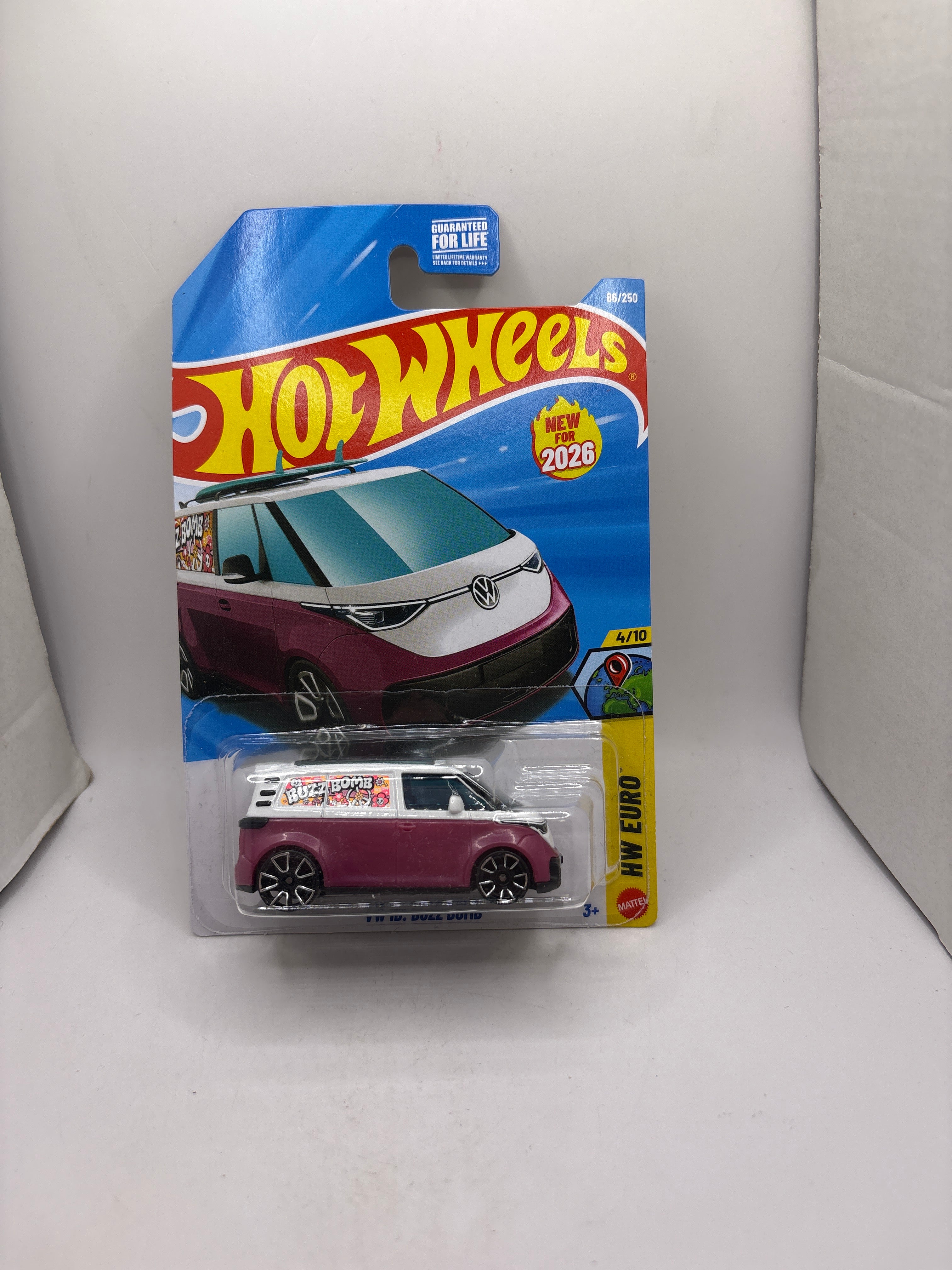 Hot Wheels VW ID. Buzz Bomb Diecast purple
