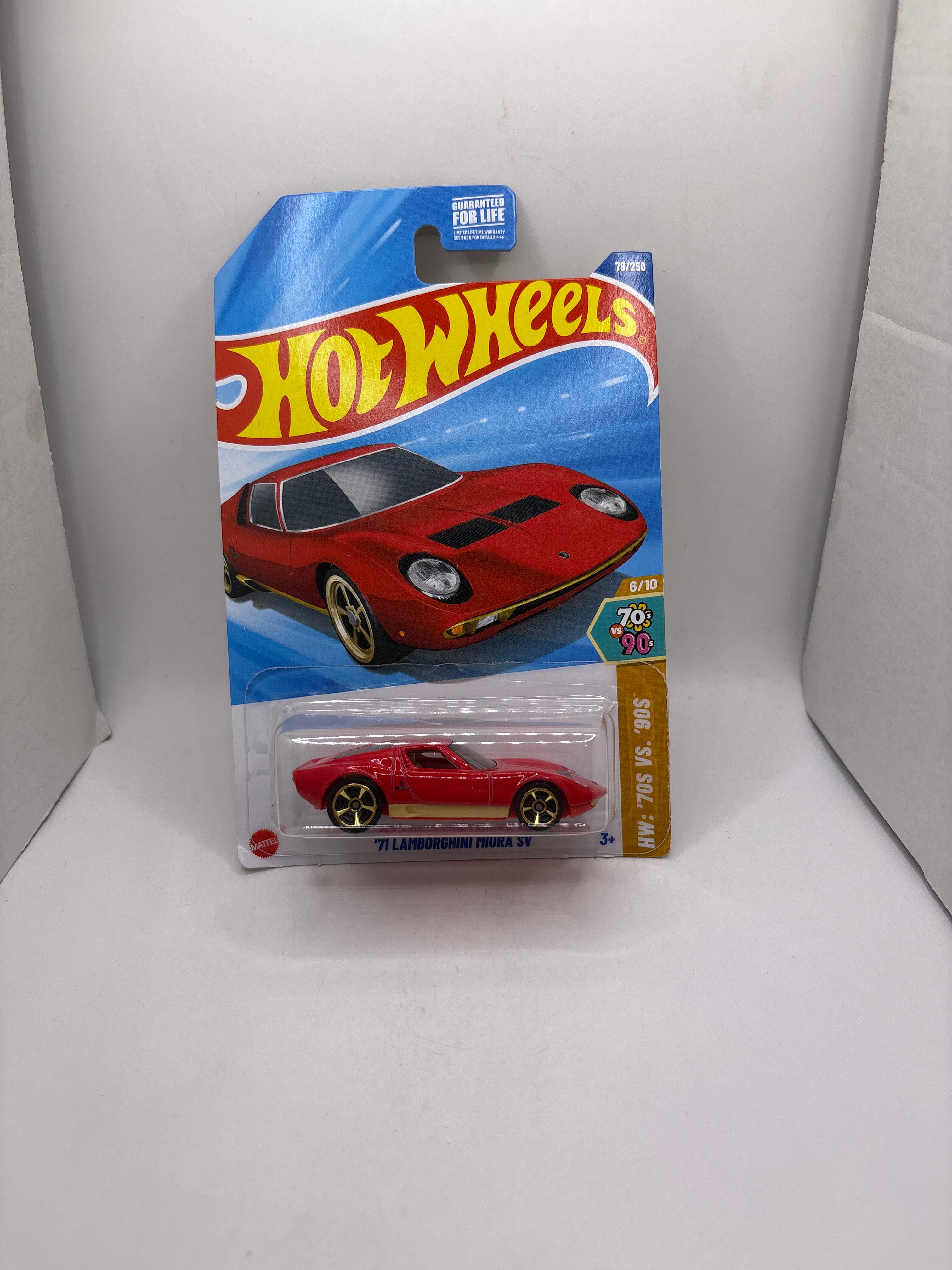 Hot Wheels 71 Lamborghini Miura SV Diecast