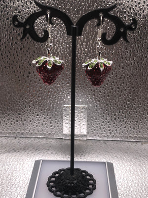 Strawberry earrings