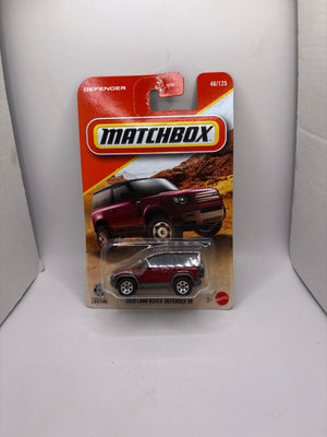 Matchbox 2020 Land Rover Defender 90 Diecast red