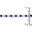 Sapphire Blue Cubic Zirconia Tennis Bracelet