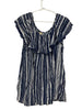 Blue And White Striped Top