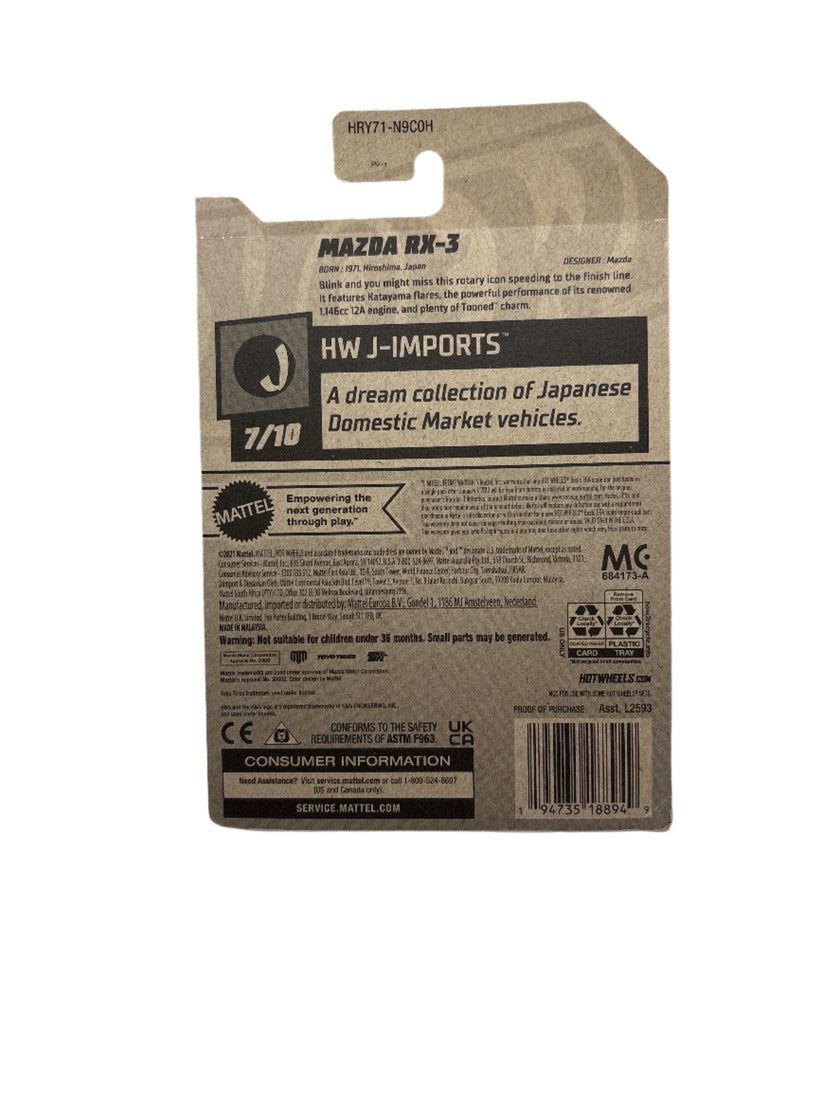 Hot Wheels Mazda RX-3 Diecast