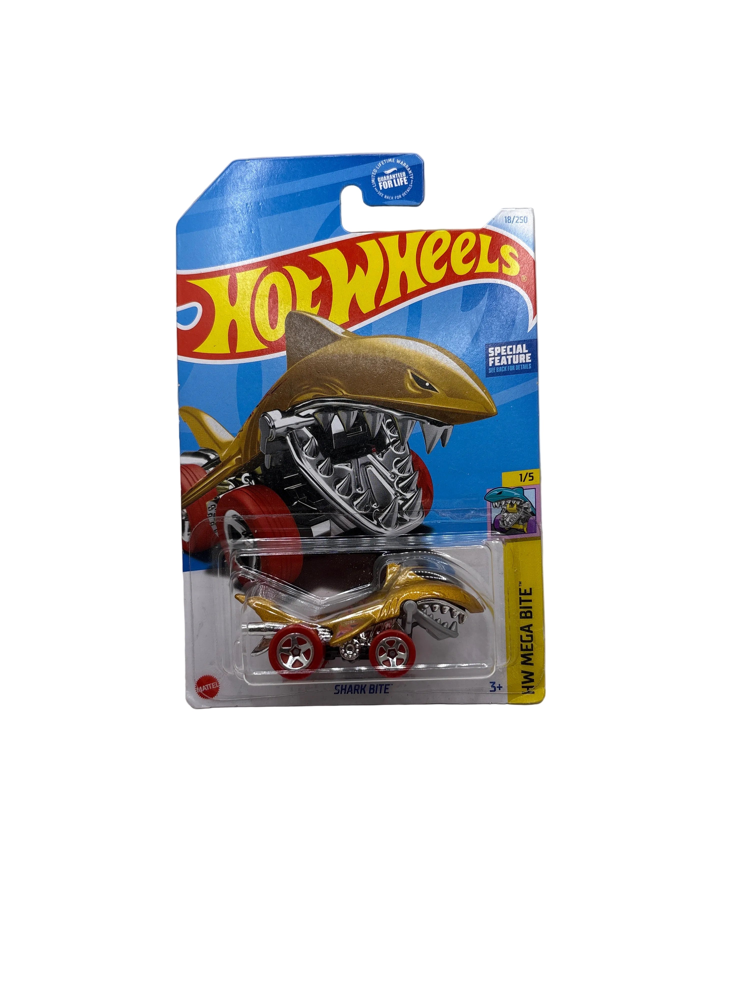 Hot Wheels Shark Bite Diecast gold