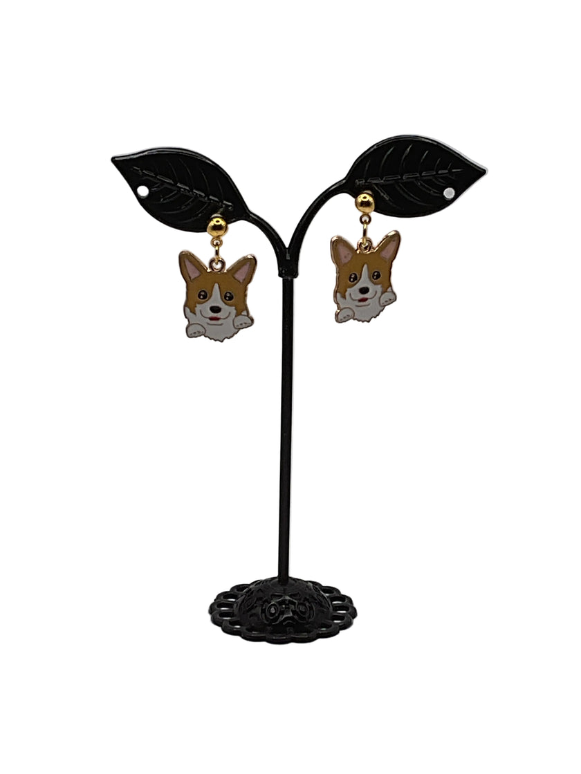 Dog Earrings