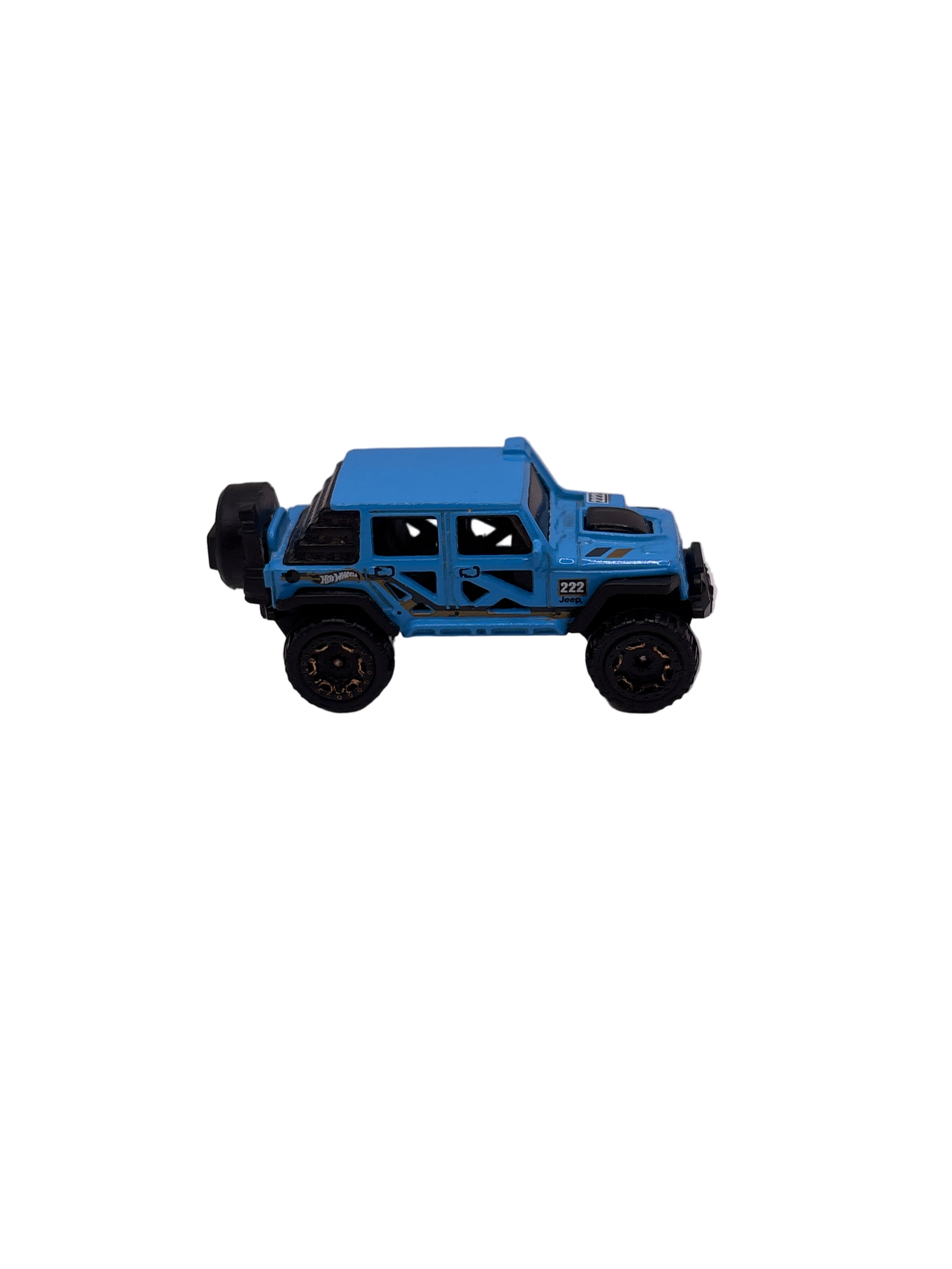 Hot Wheels 17 Jeep Wrangler Diecast blue