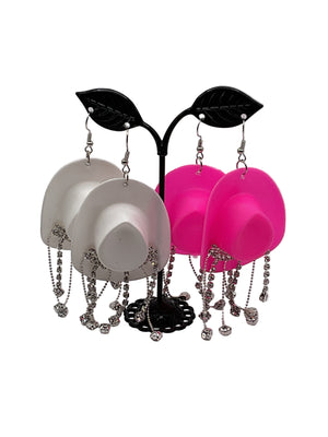 Cowgirl Hat Earrings