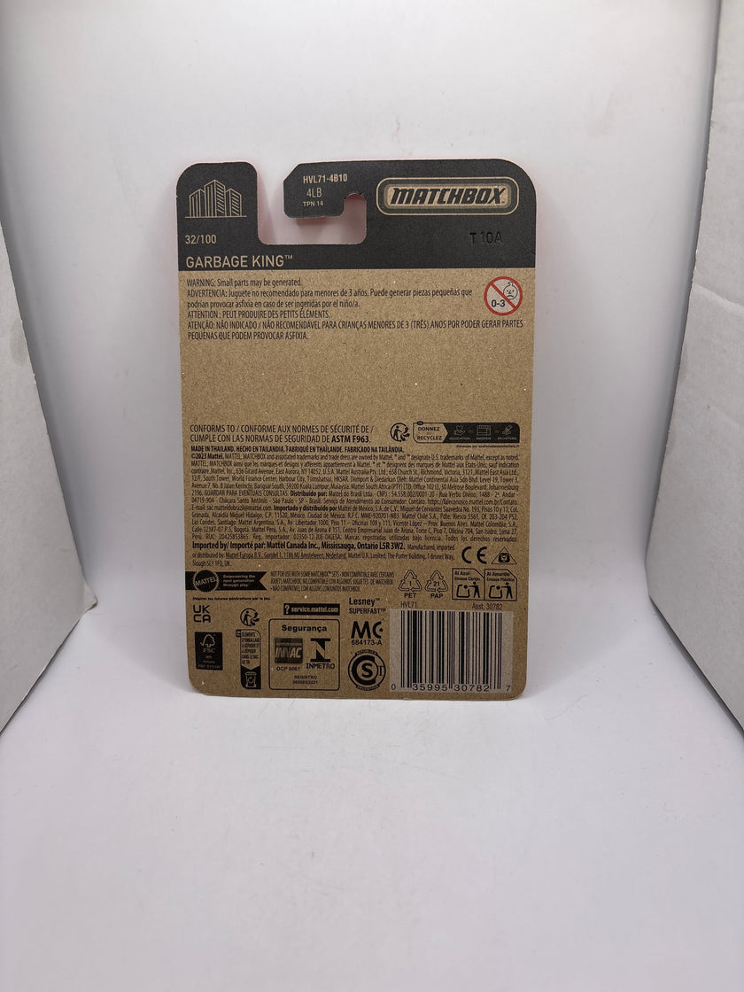Matchbox Garbage King Diecast