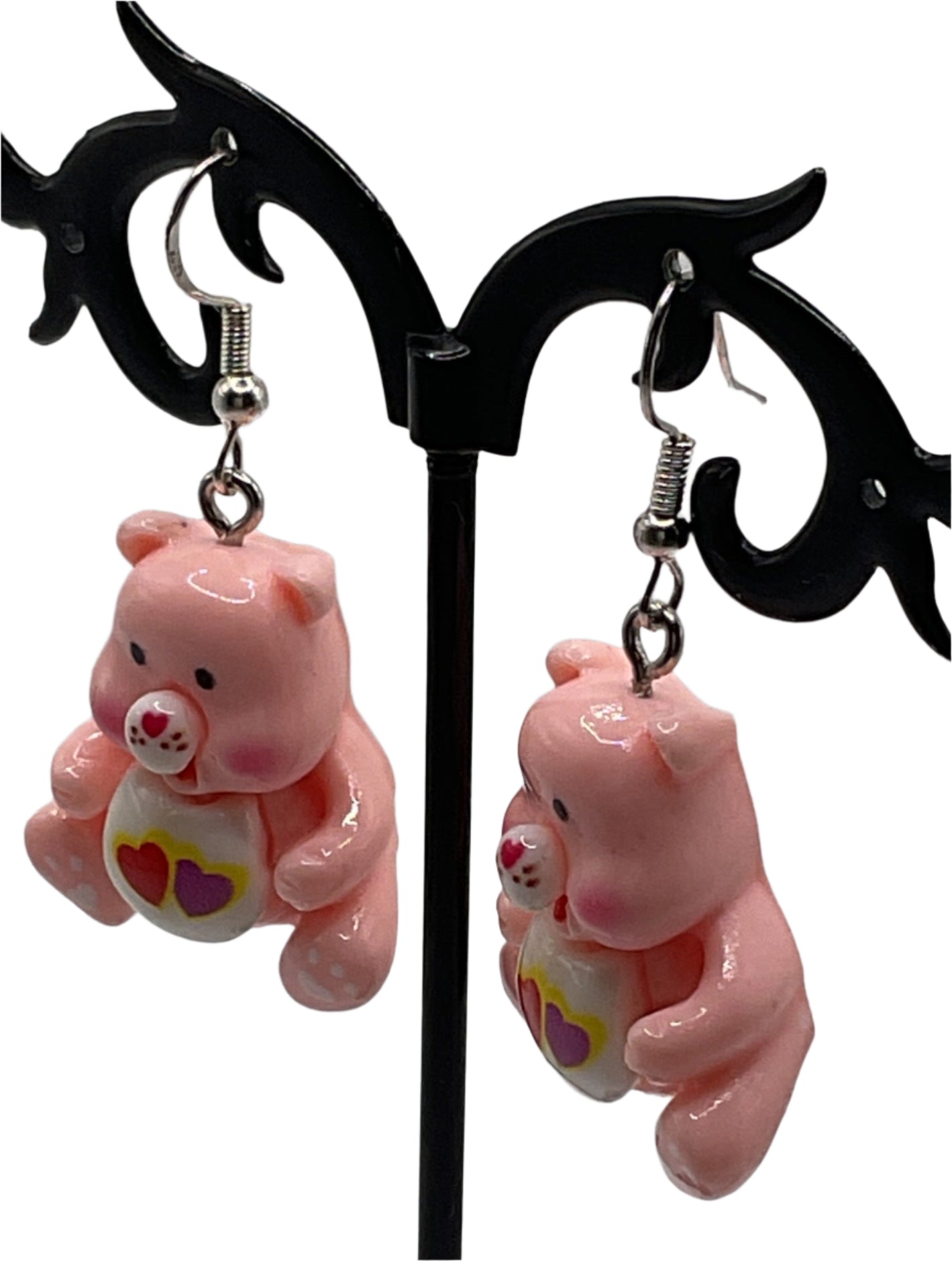 Care bear earrings