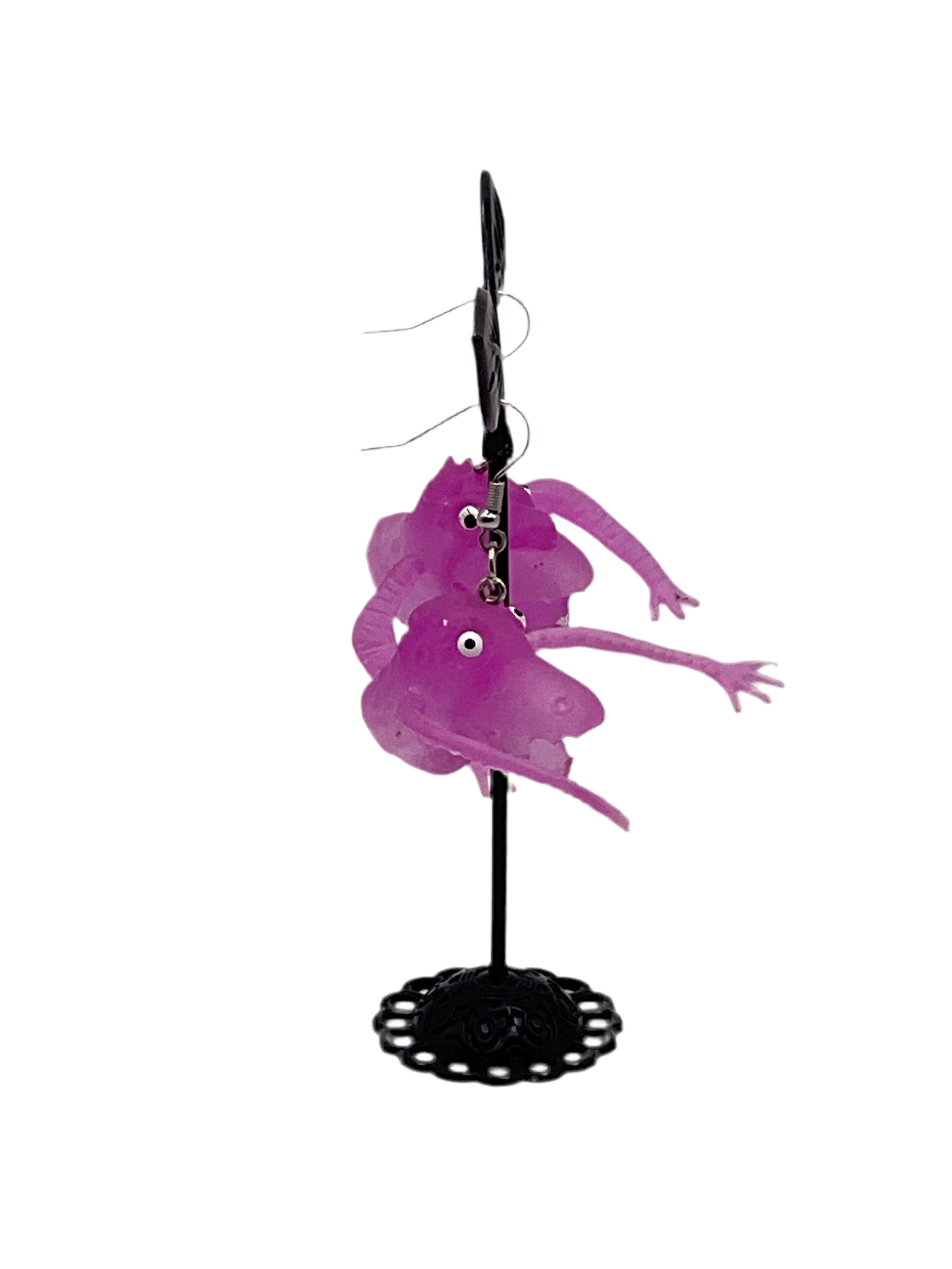 Finger puppet earrings