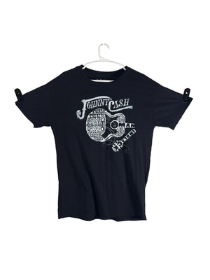 Cash Johnny Cash T Shirt black