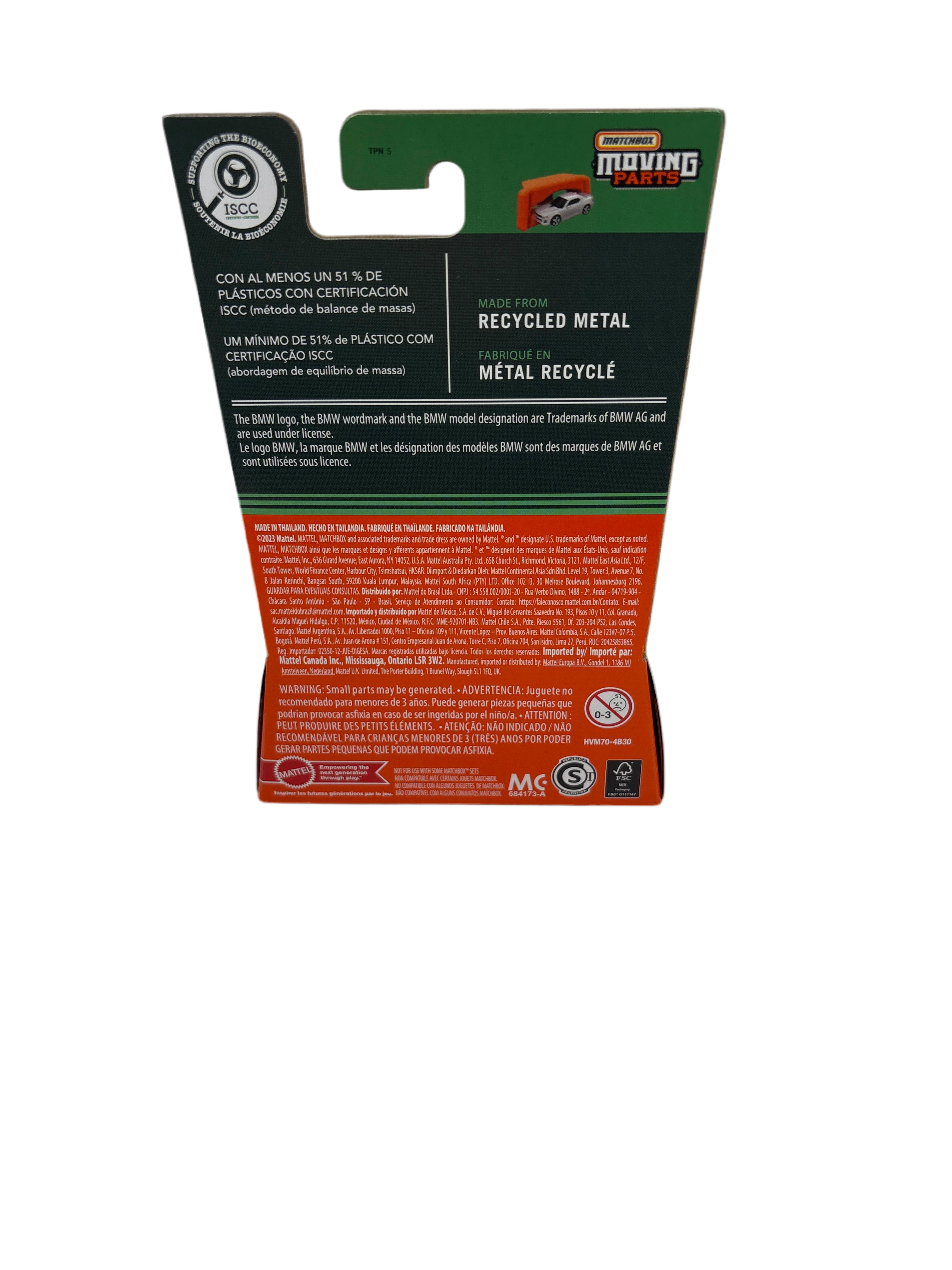 Matchbox 1973 BMW CSL 3.0 Diecast