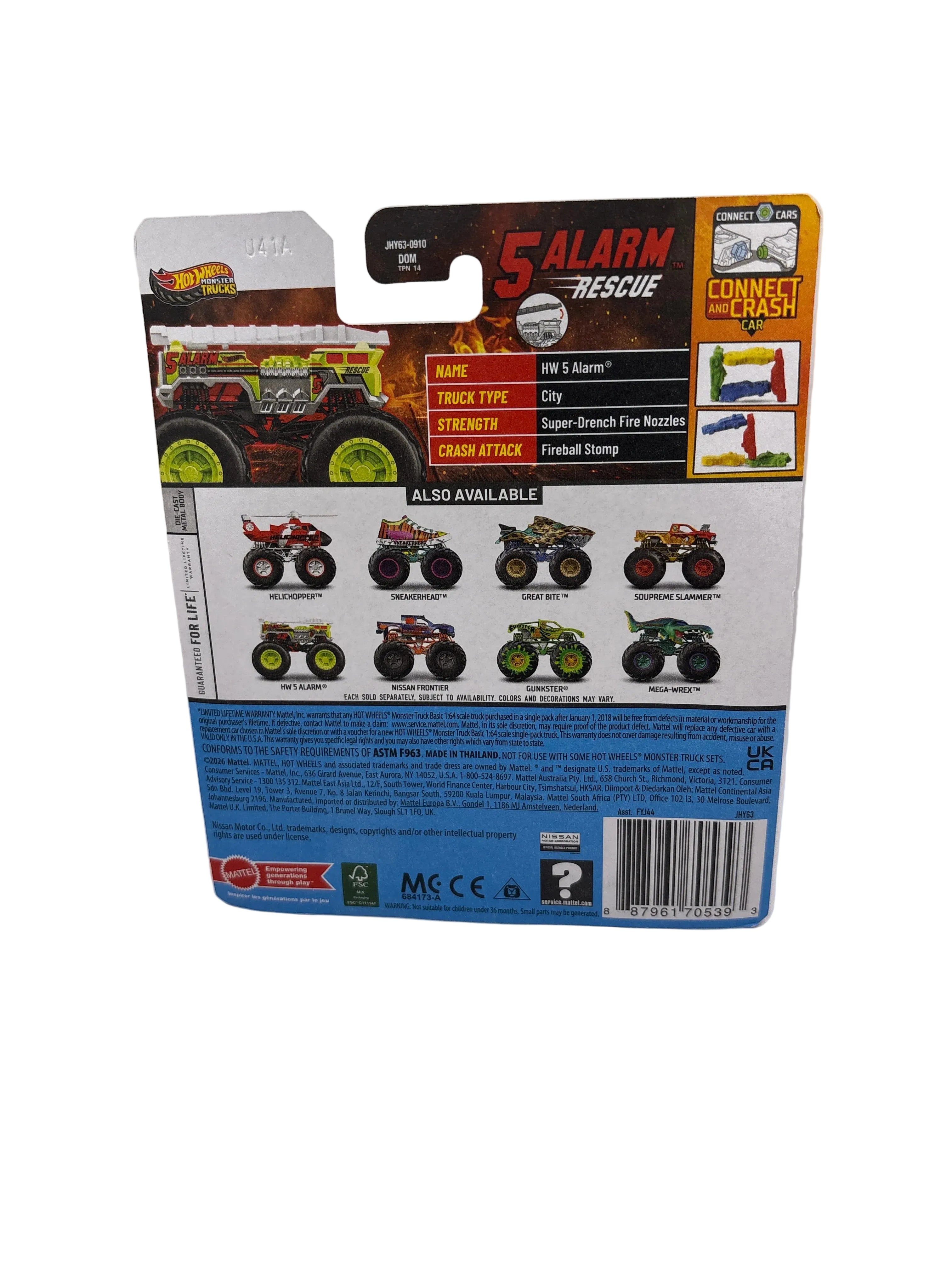 Hot Wheels HW 5 Alarm Diecast green