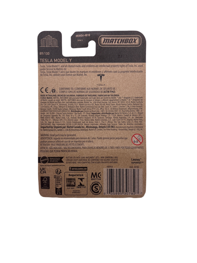 Matchbox Tesla Model Y Diecast