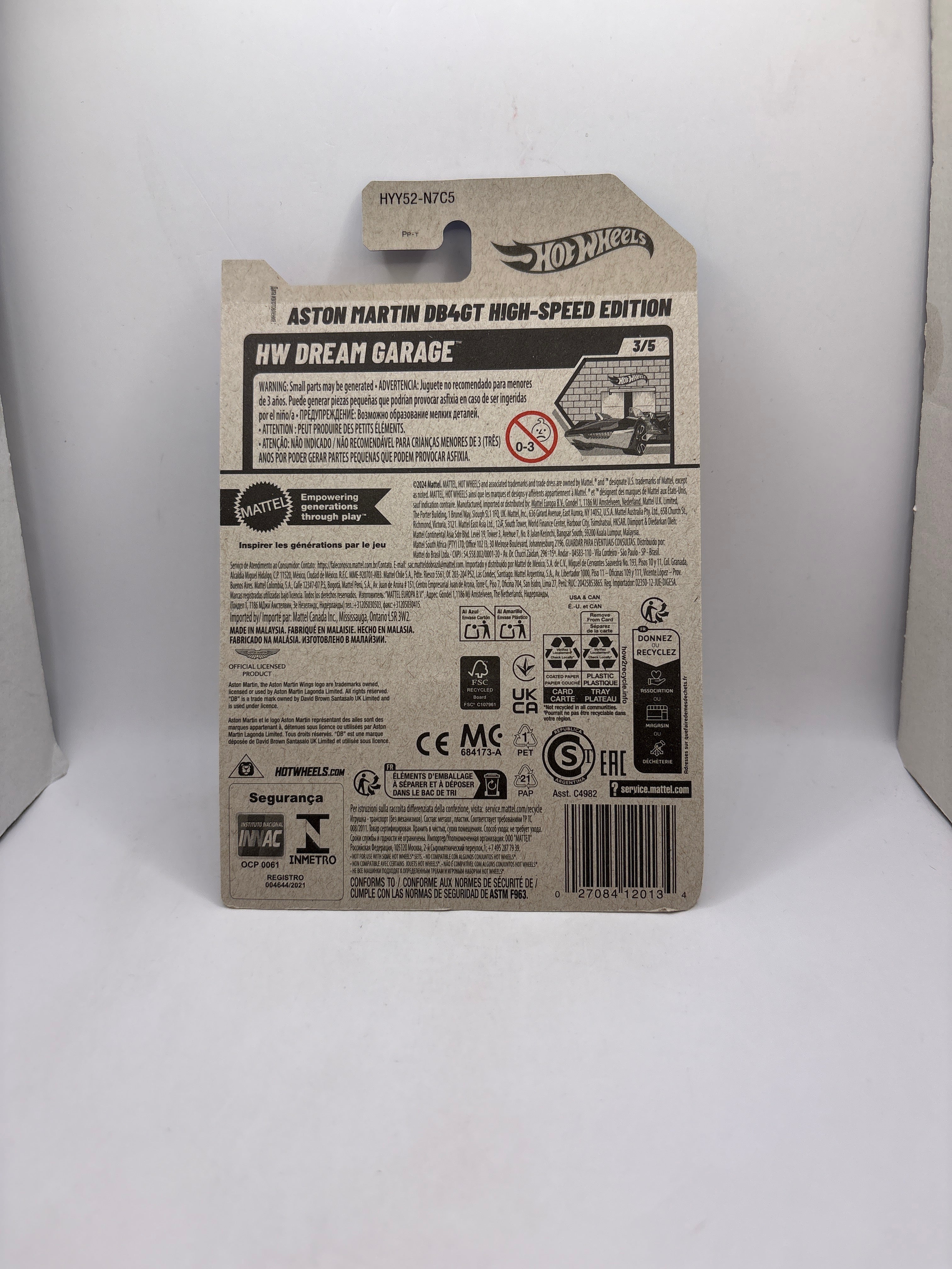 Hot Wheels Aston Martin DB4GT High-Speed Edition Diecast