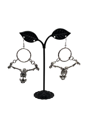 Skeleton and Shackle Earrings