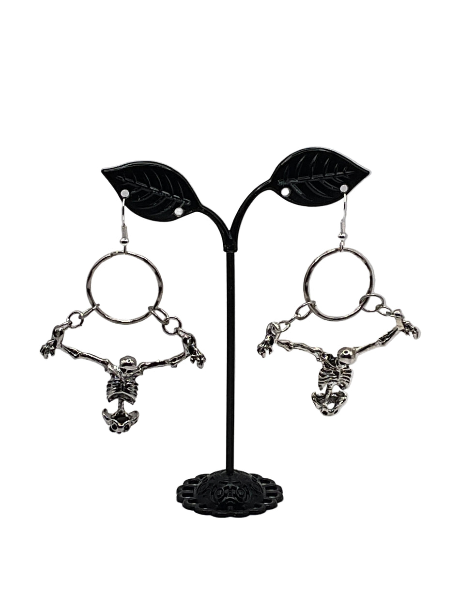 Skeleton and Shackle Earrings