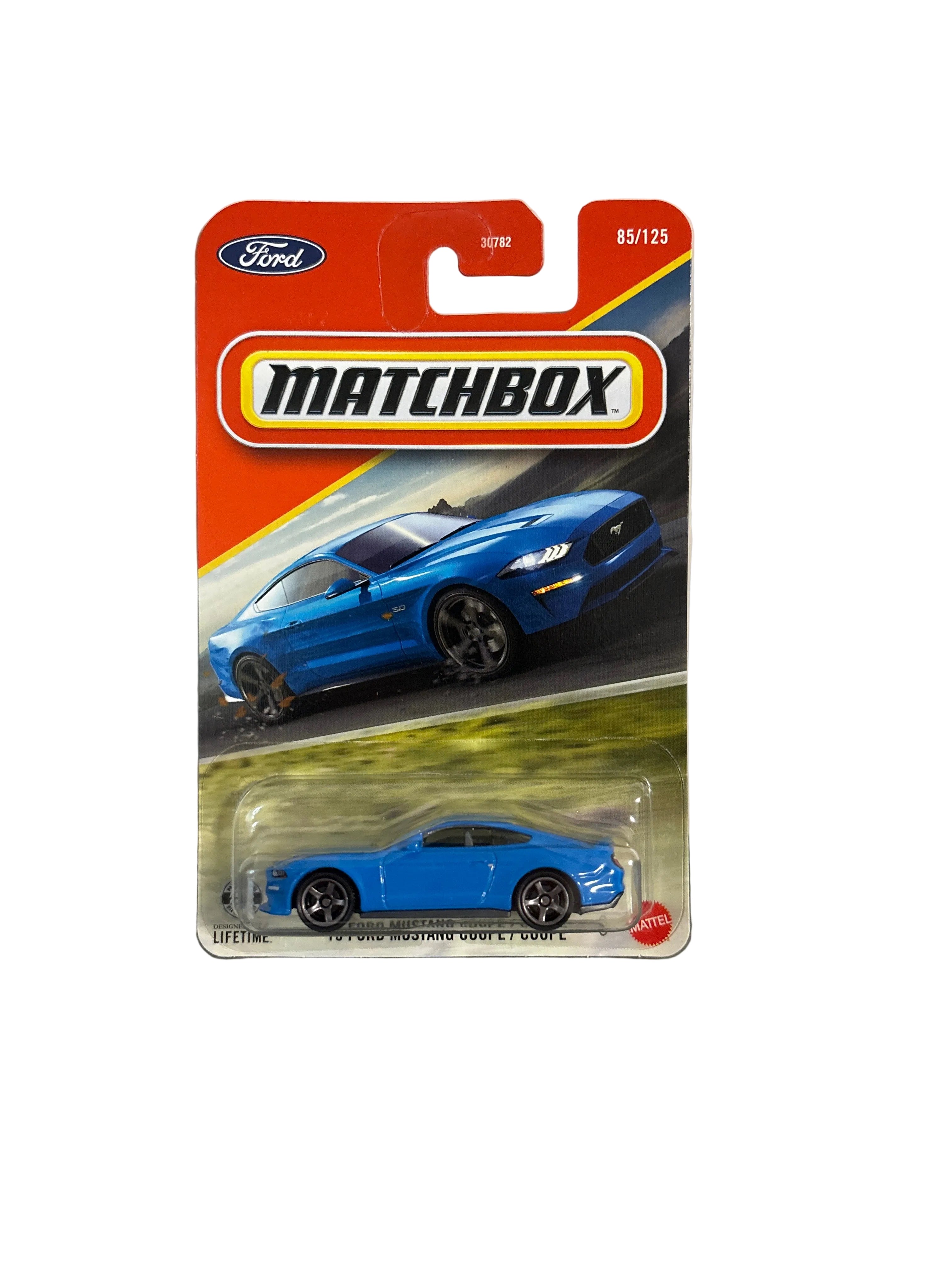 Matchbox 19 Ford Mustang Coupe Diecast blue