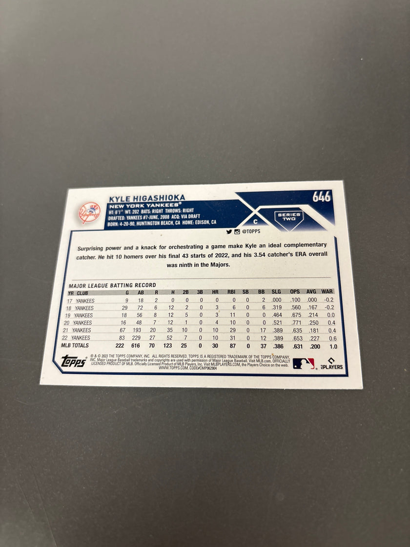 Topps Kyle Higashioka