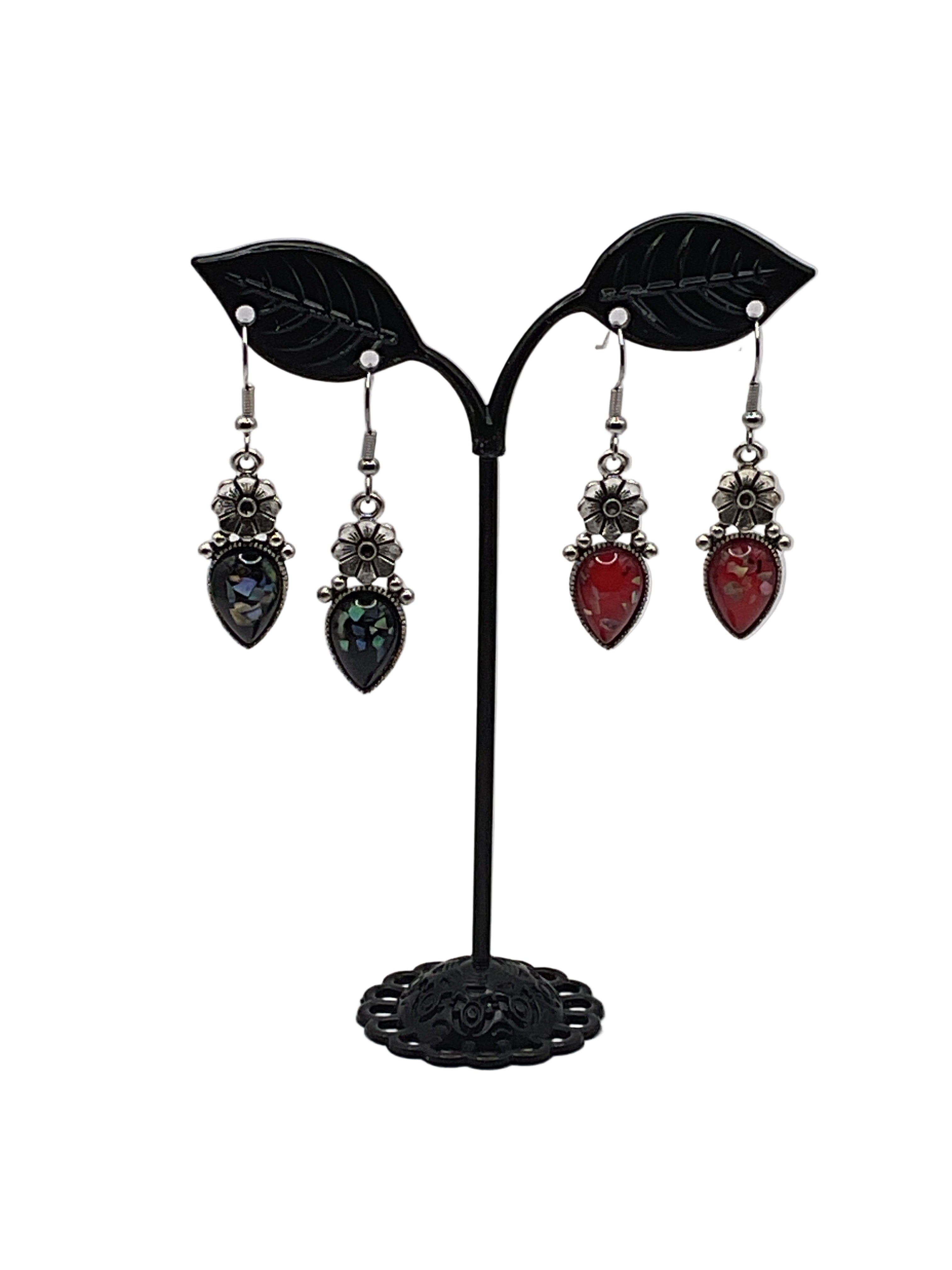 Abalone Blossom Earrings