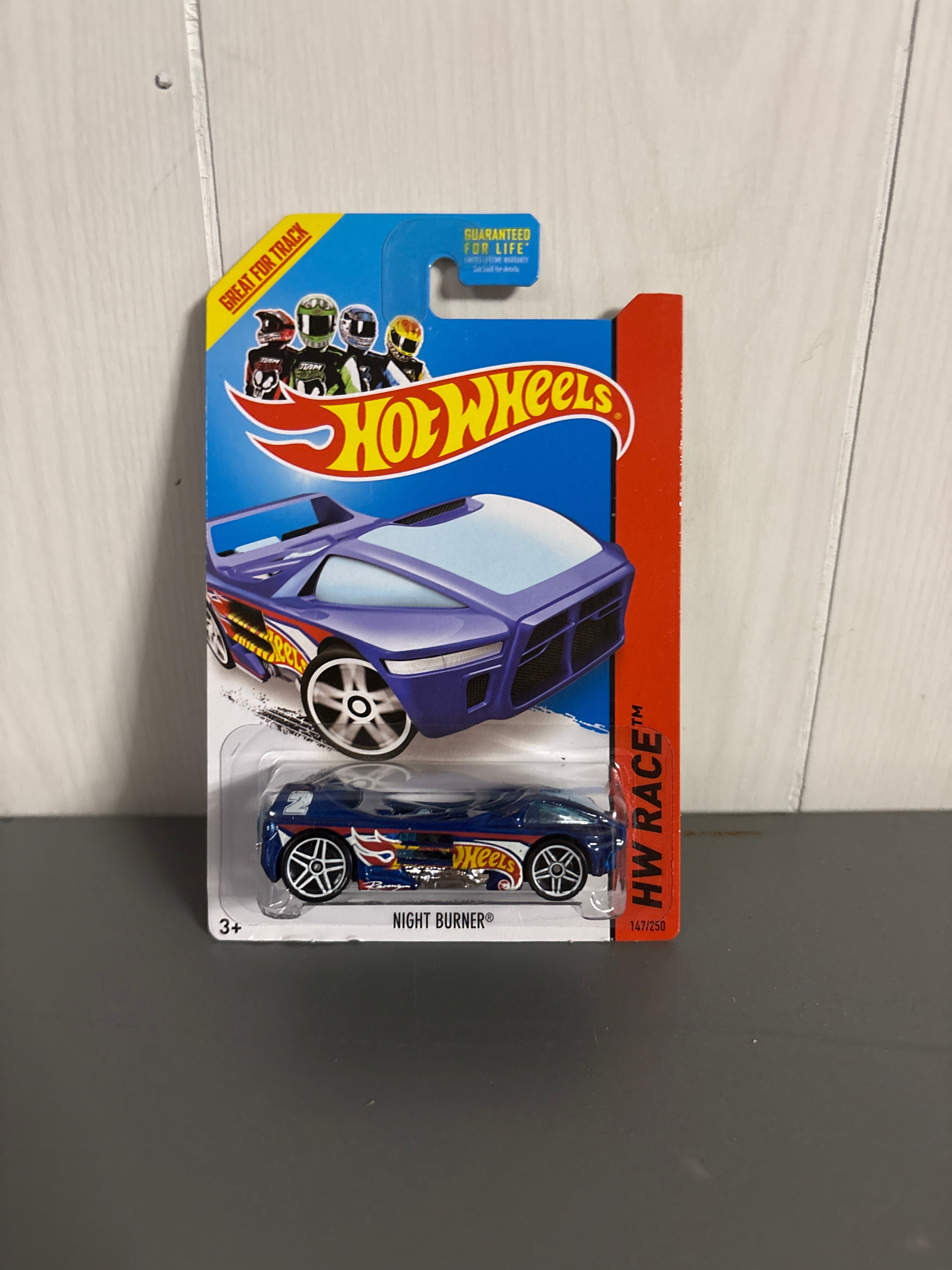 Hot Wheels Night Burner Diecast blue