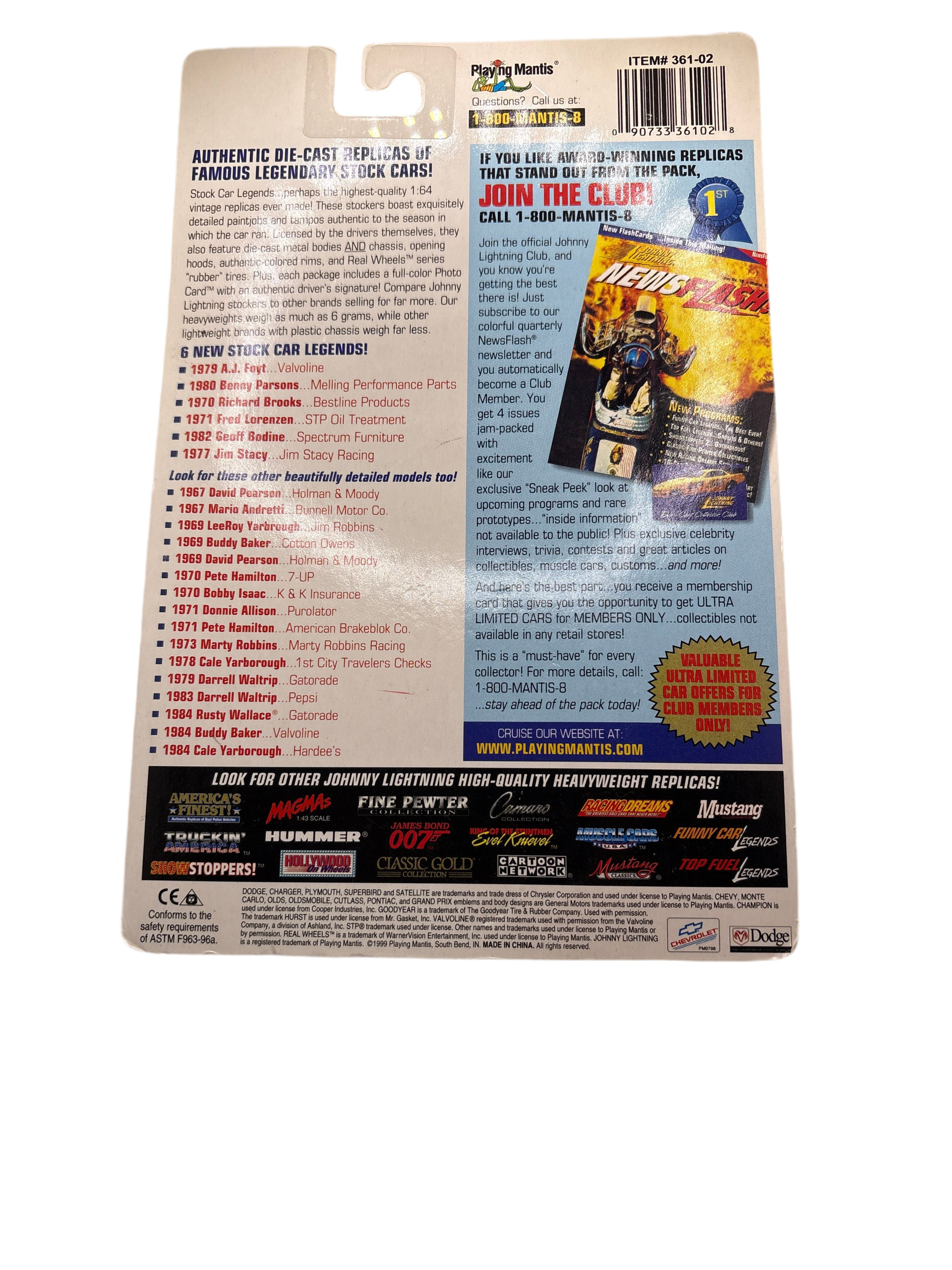 Johnny Lightning Neil Bonnett Diecast