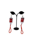 Blood Bag Earrings