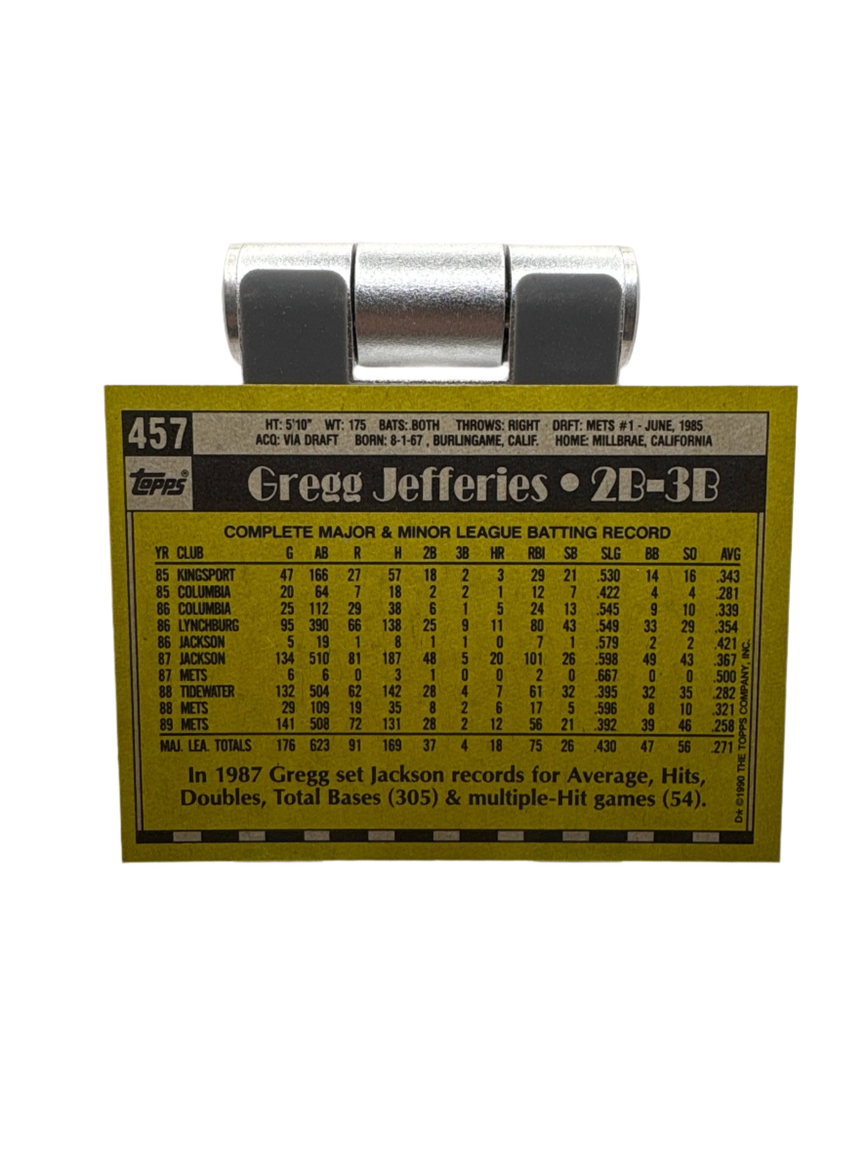 Topps Gregg Jefferies