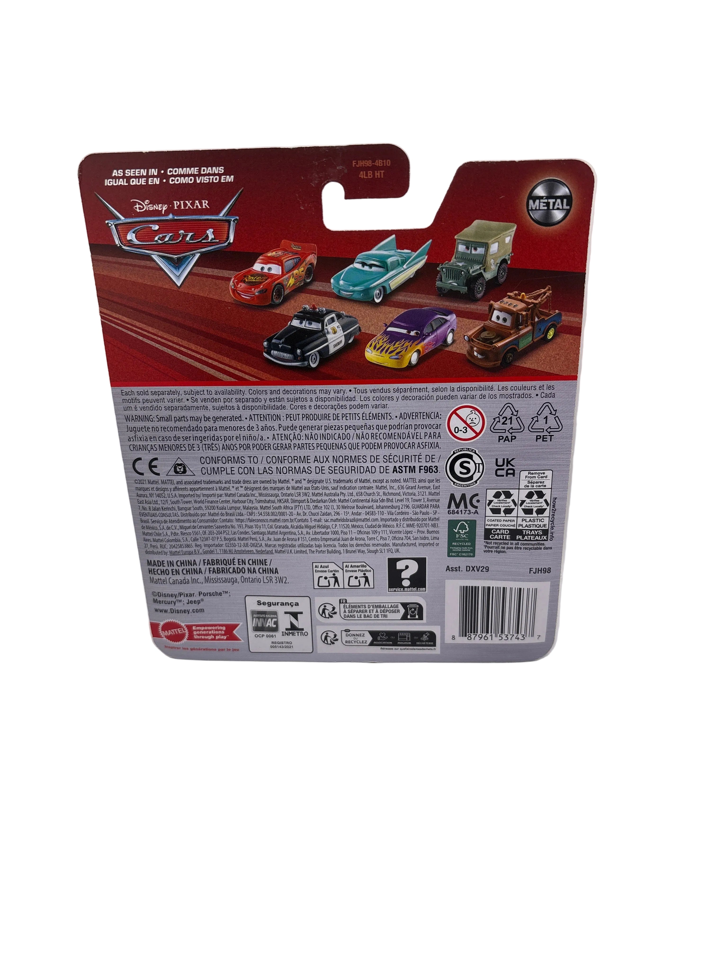 Disney Pixar Cars Sally Diecast blue