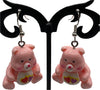 Care bear earrings