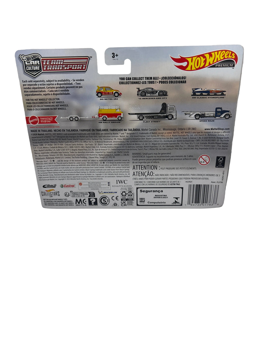 Hot Wheels HW Classic Hydroplane Speed Waze Diecast blue