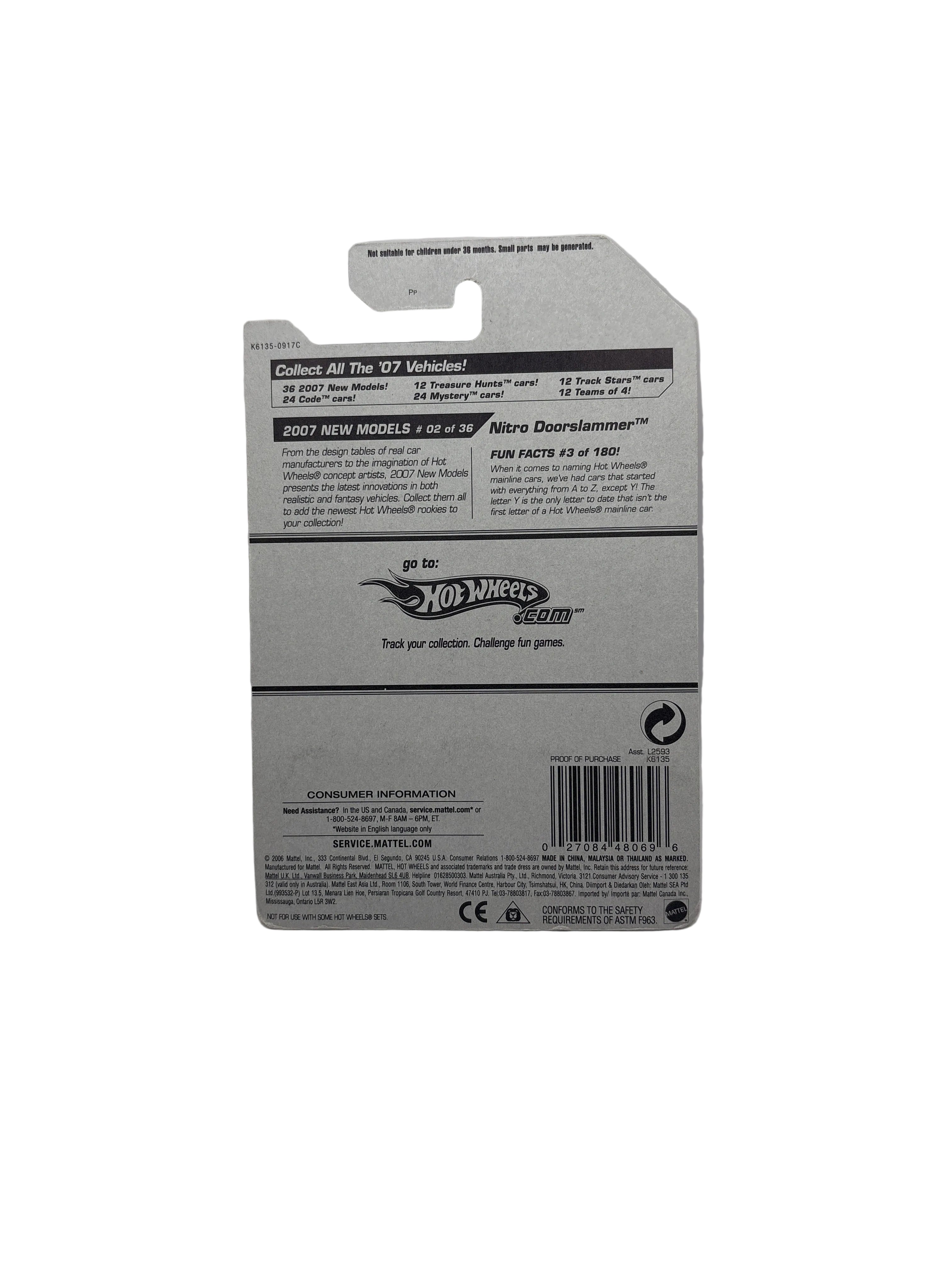 Hot Wheels Nitro Doorslammer Diecast