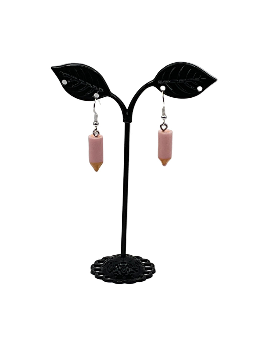 Tiny Colorful Pencil Earrings