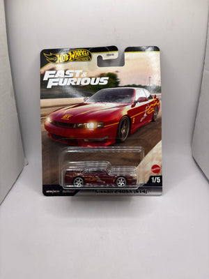 Hot Wheels Nissan 240SX (S14) Diecast red
