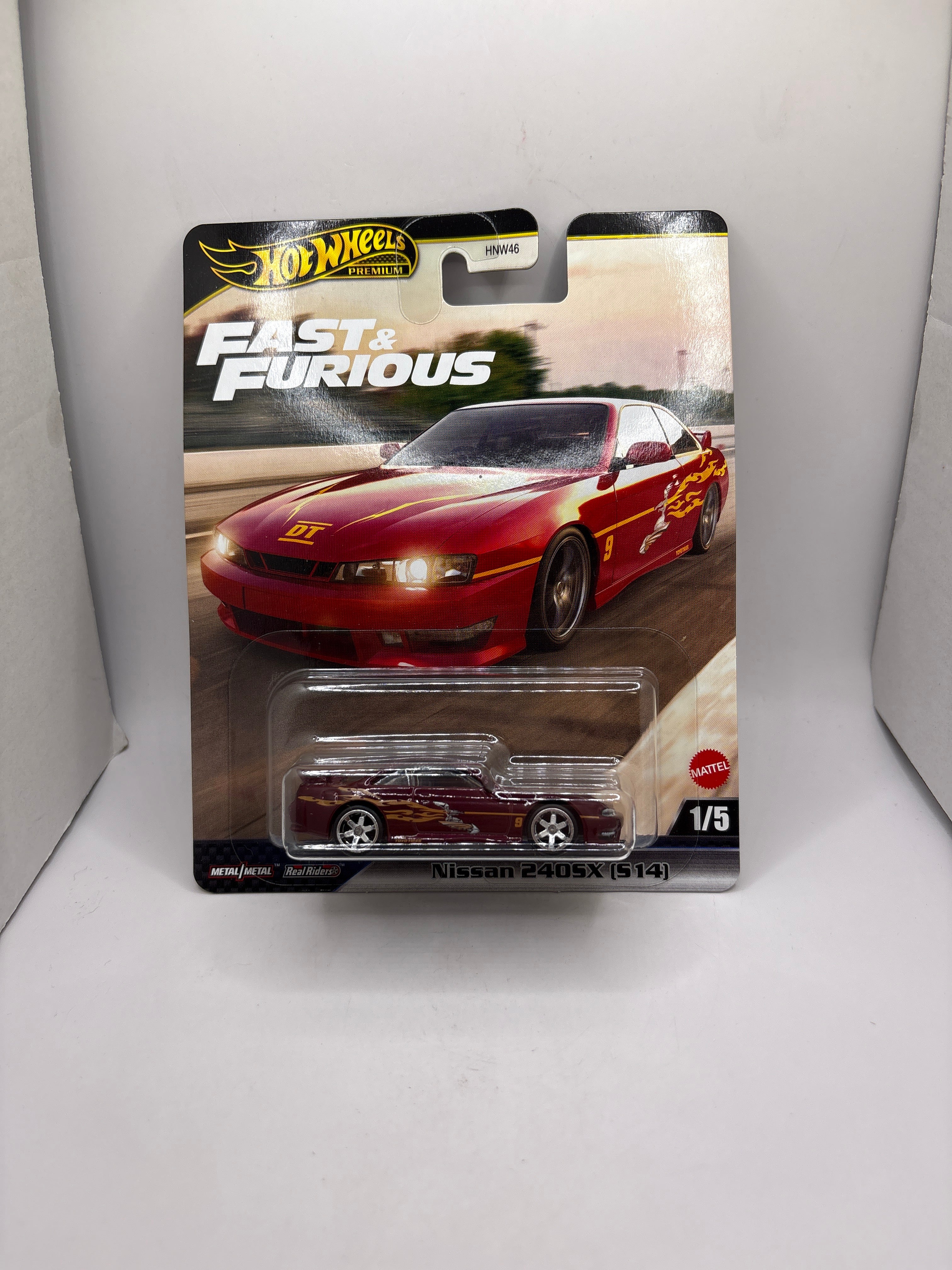 Hot Wheels Nissan 240SX (S14) Diecast red