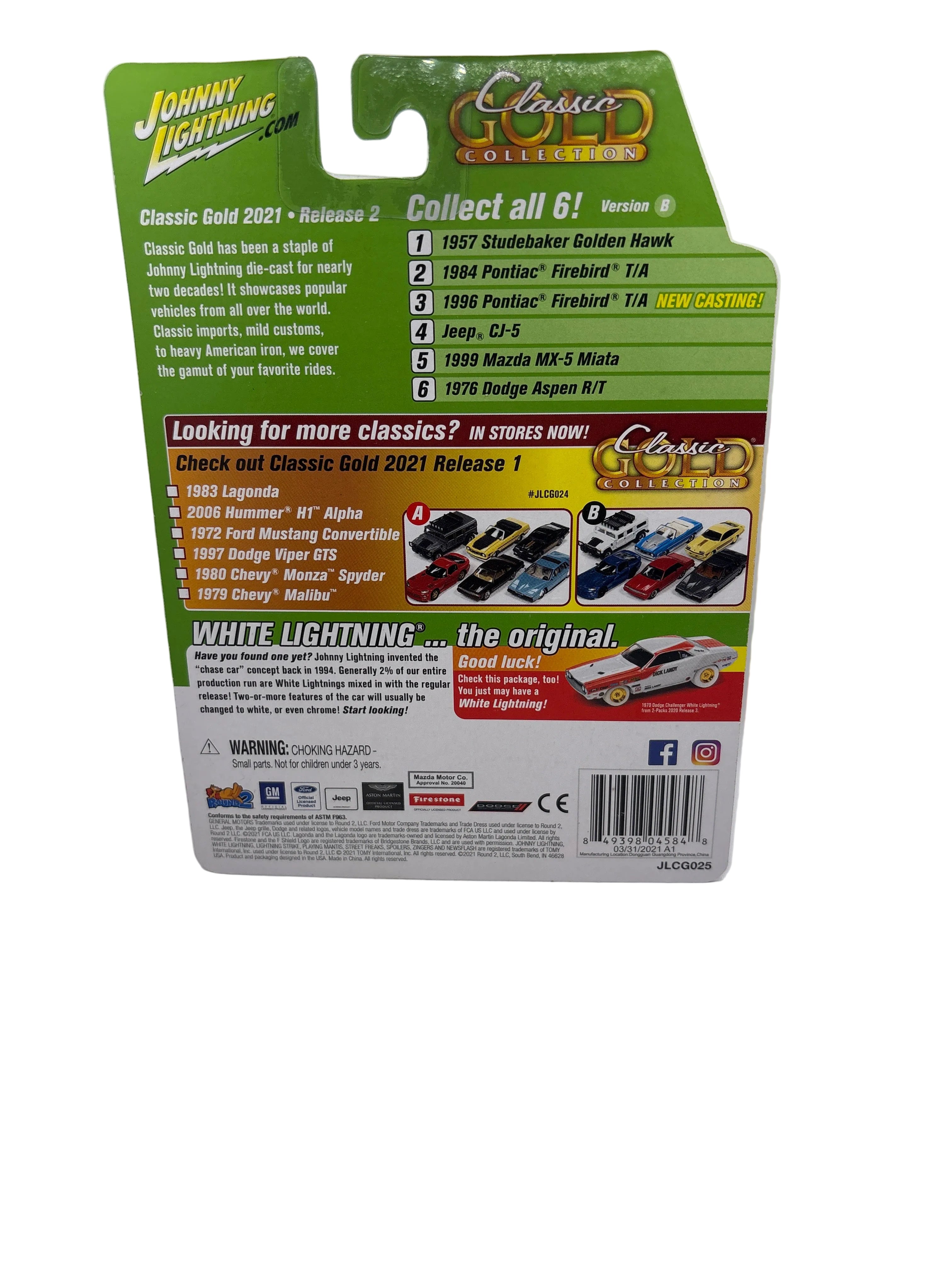 Johnny Lightning Jeep CJ-5 Diecast