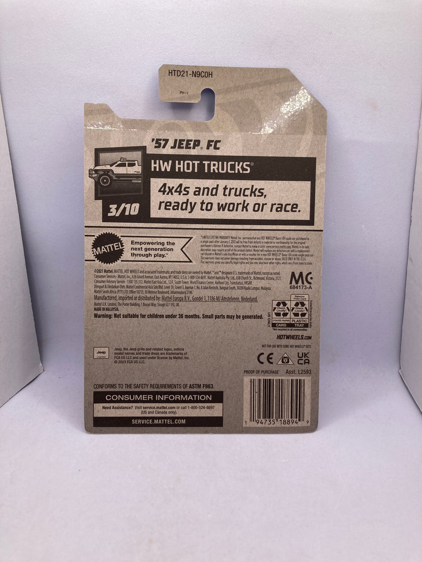 Hot Wheels 57 Jeep FC Diecast
