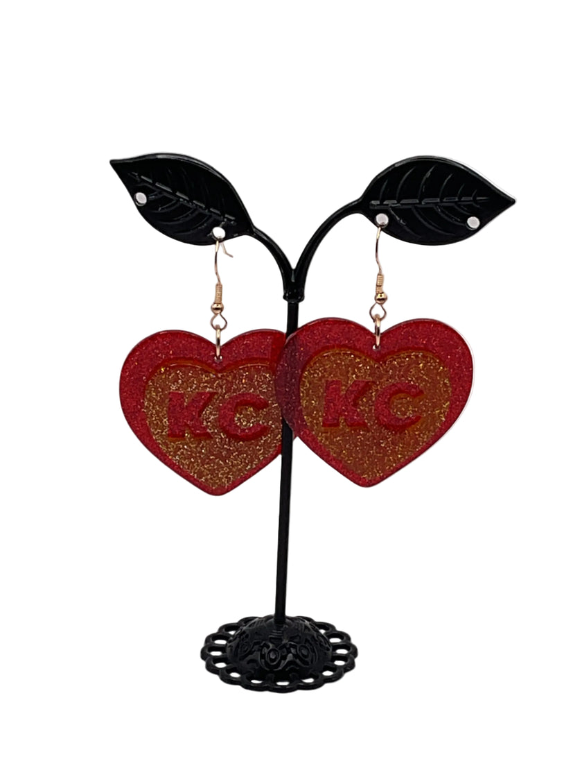 KC Football Earrings