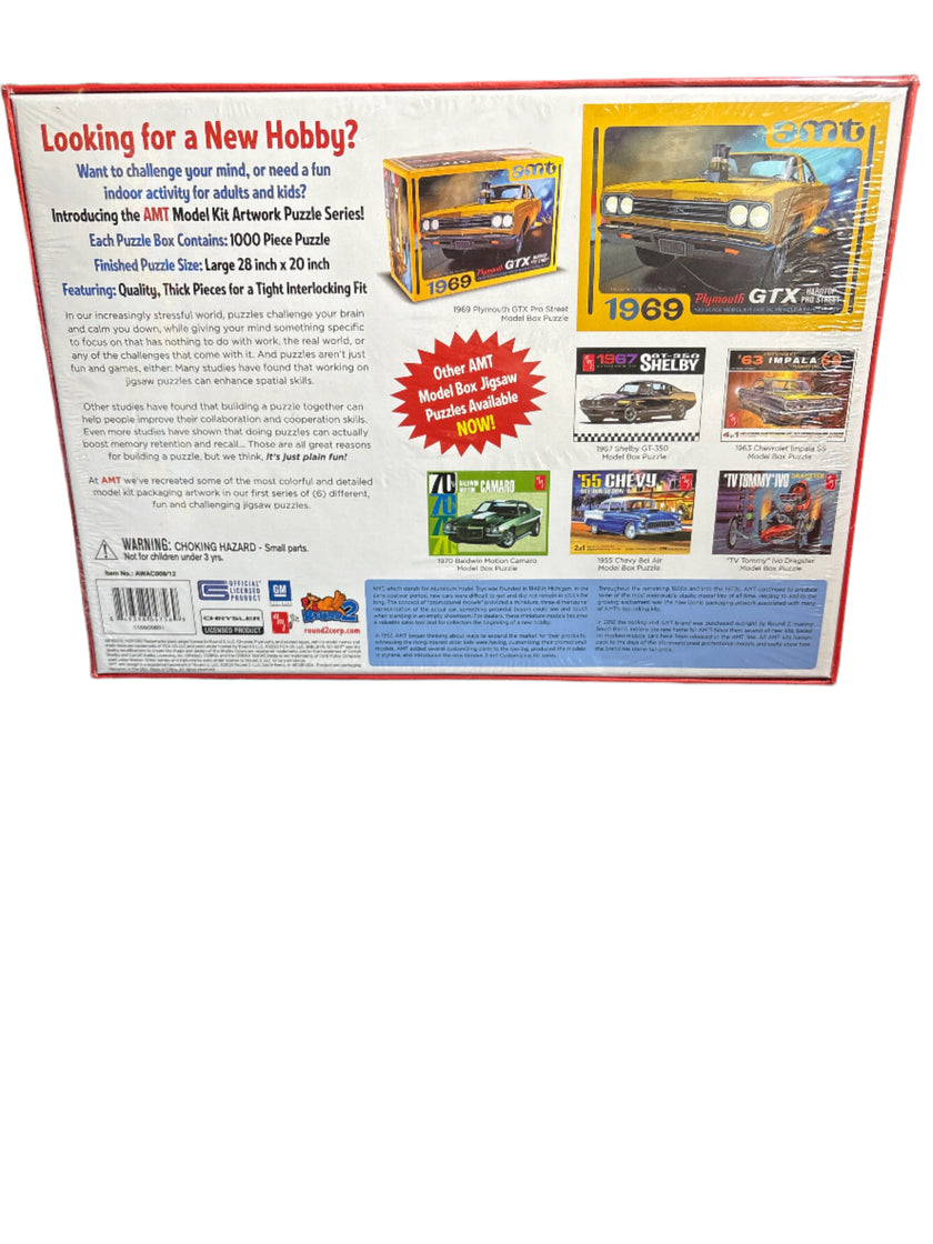 AMT 1969 Plymouth GTX Hardtop Pro Street 1000 Piece Jigsaw Puzzle