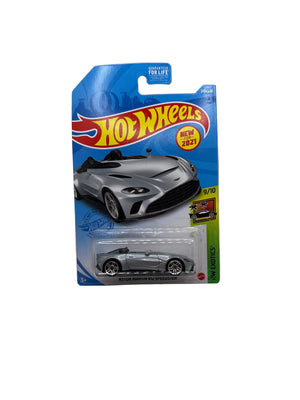 Hot Wheels Aston Martin V12 Speedster Diecast silver