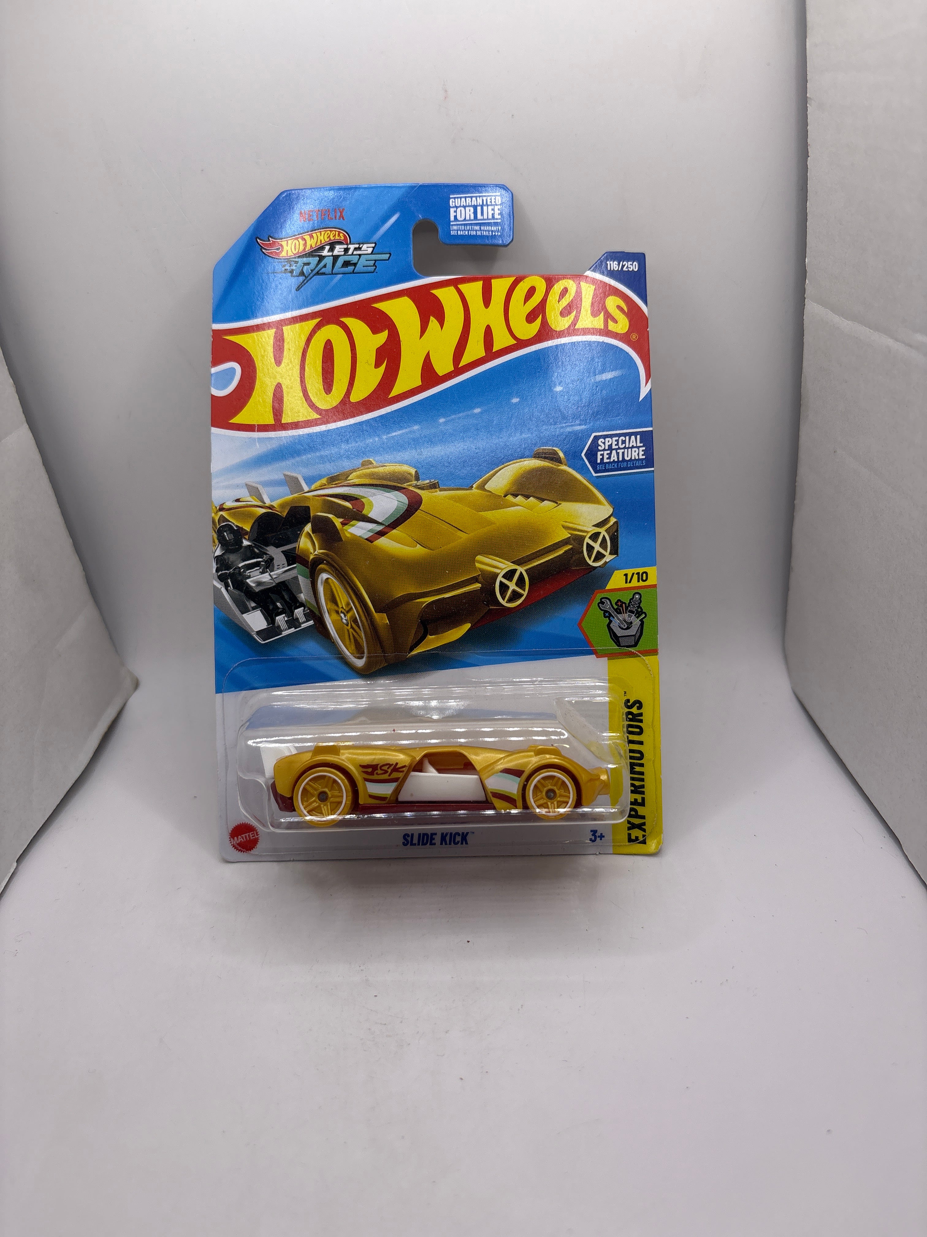 Hot Wheels Slide Kick Diecast yellow