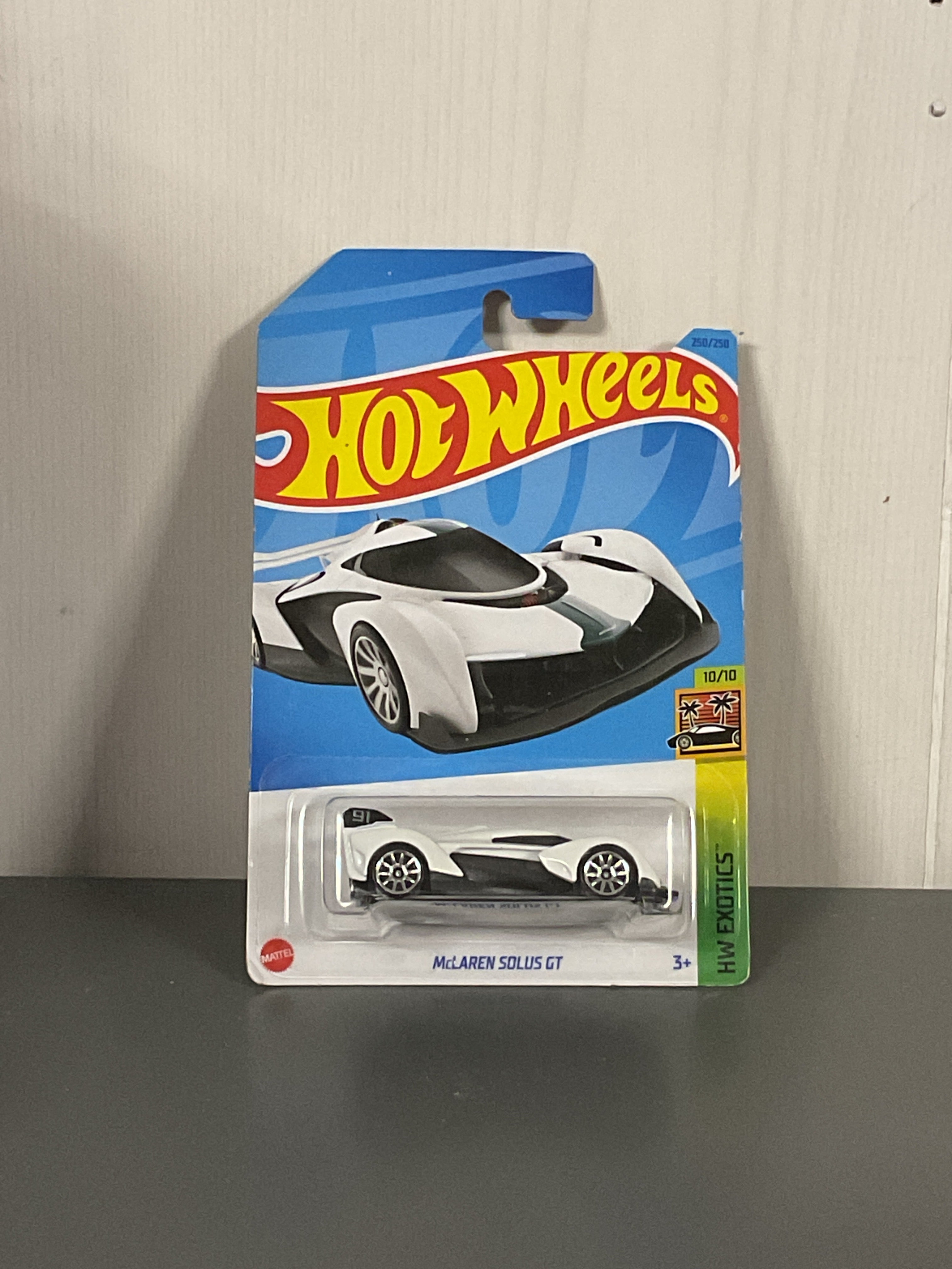 Hot Wheels McLaren Solus GT Diecast White